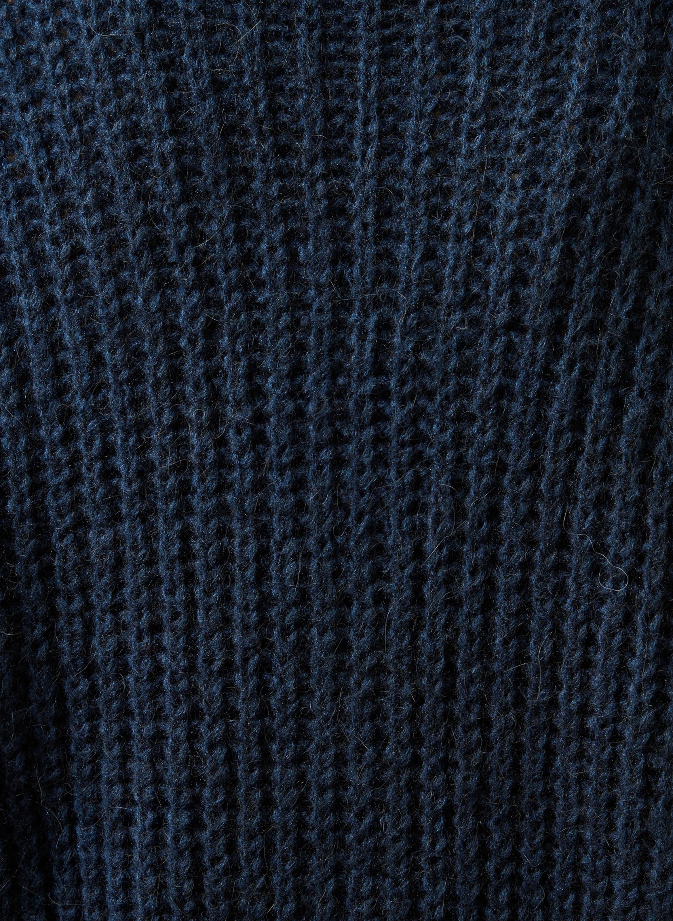 Ruimvallend vest met iriserende strepen LA FEE MARABOUTEE Blauw
