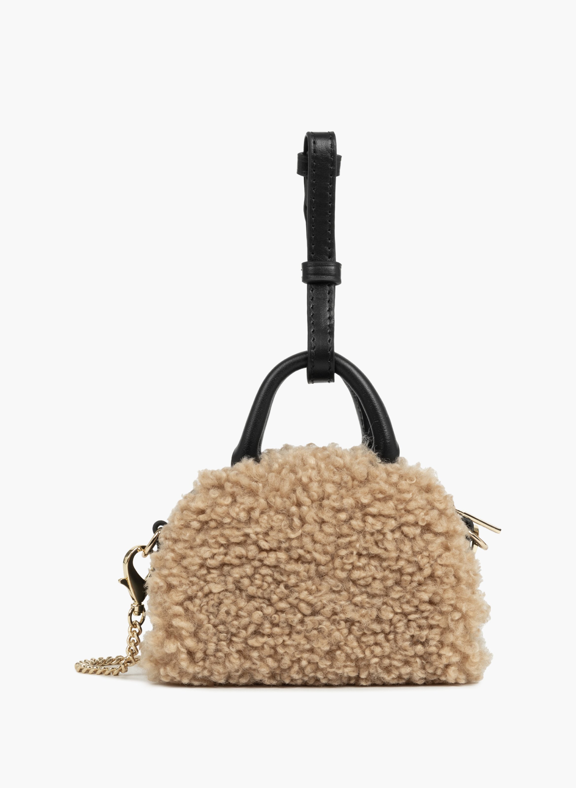 Nano sac à main - moumoute LANCASTER Beige