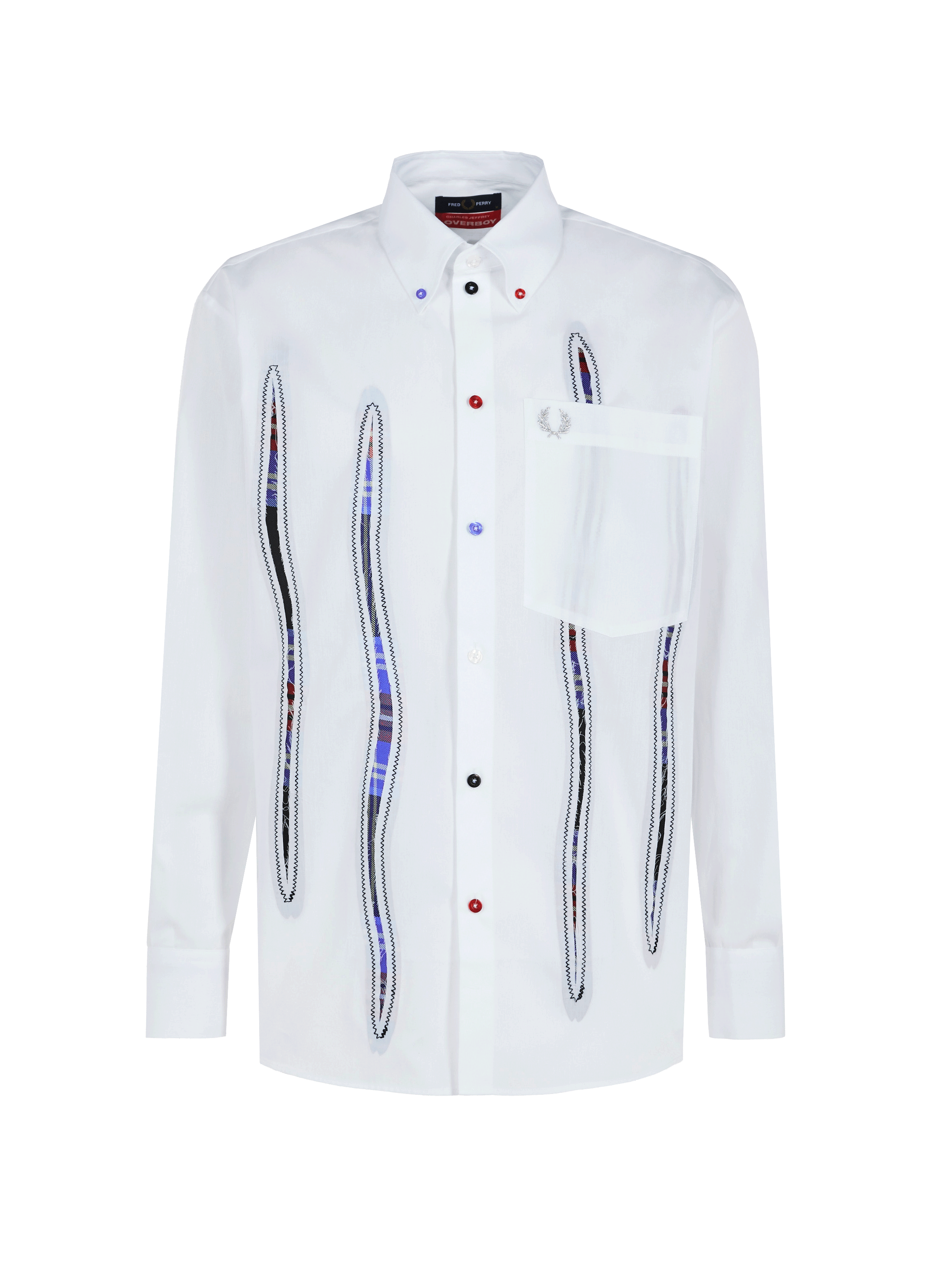 Chemise oversize à patch Tartan en coton X Charles Jeffrey Loverboy