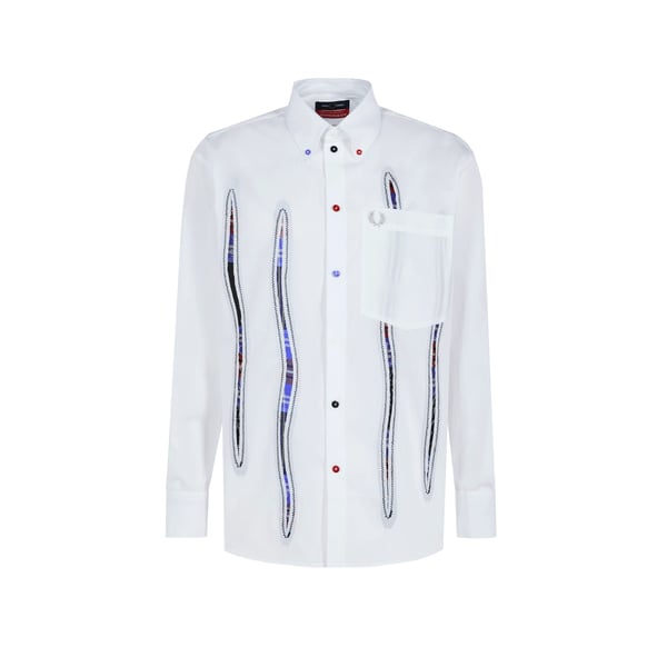 Chemise oversize à patch Tartan en coton X Charles Jeffrey Loverboy