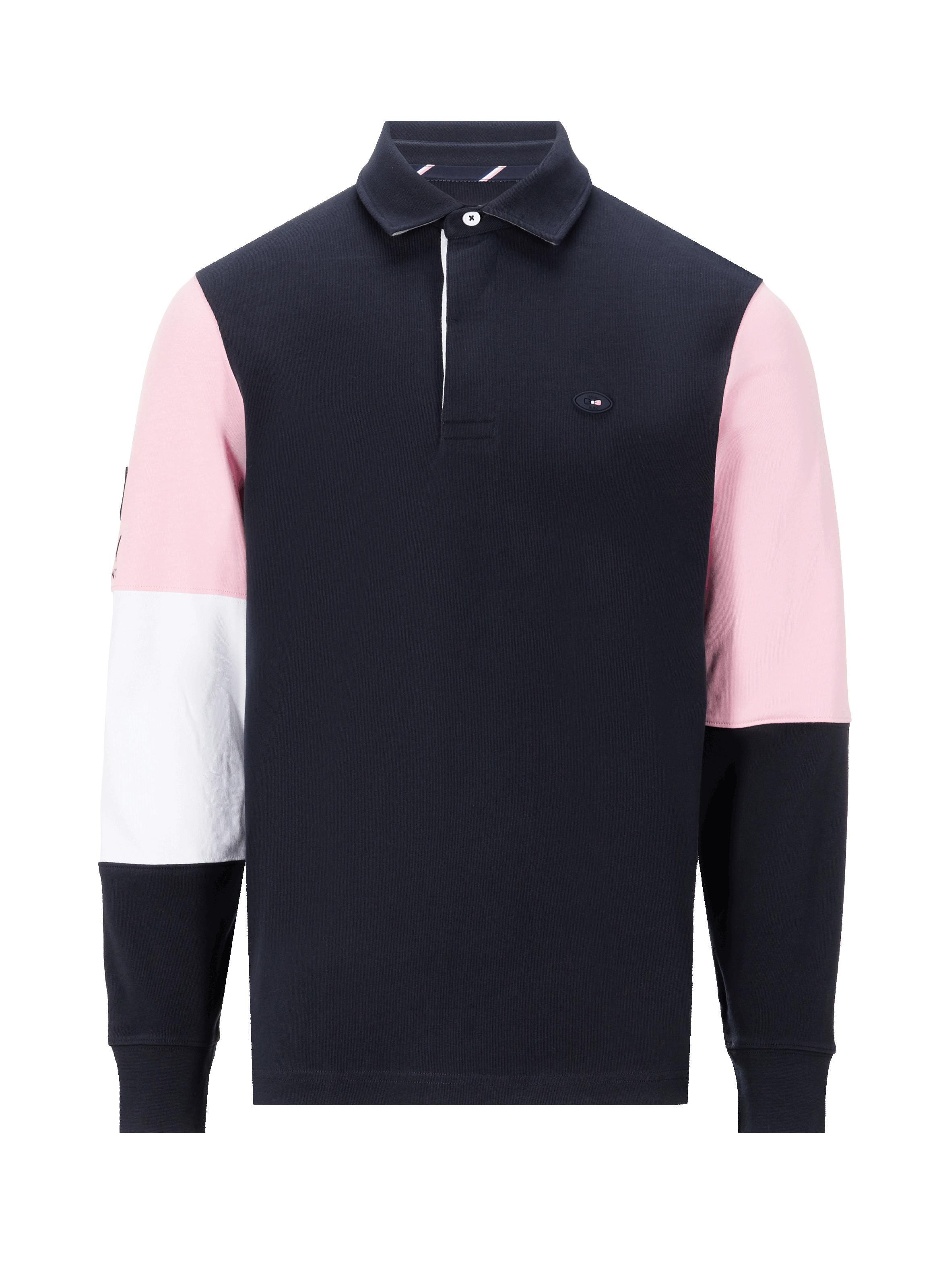Polo colorblock en coton
