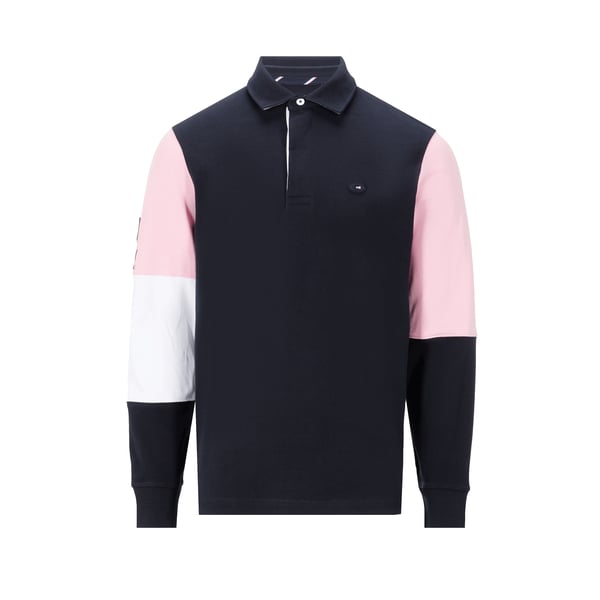 Polo colorblock en coton