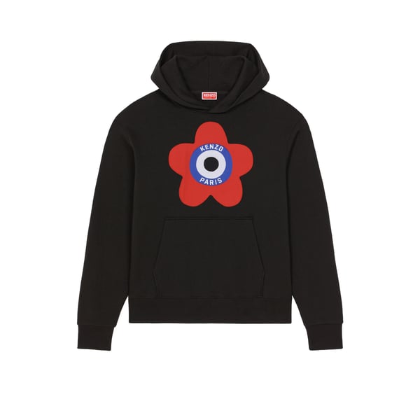 Hoodie avec imprimé fleurs