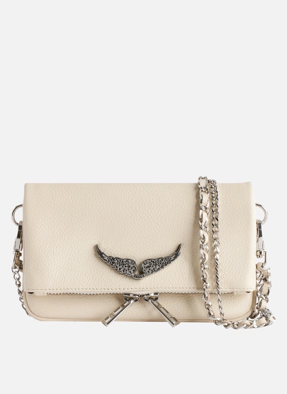 SAC POCHETTE EN CUIR GRAIN ROCK NANO ZADIG VOLTAIRE pour FEMME