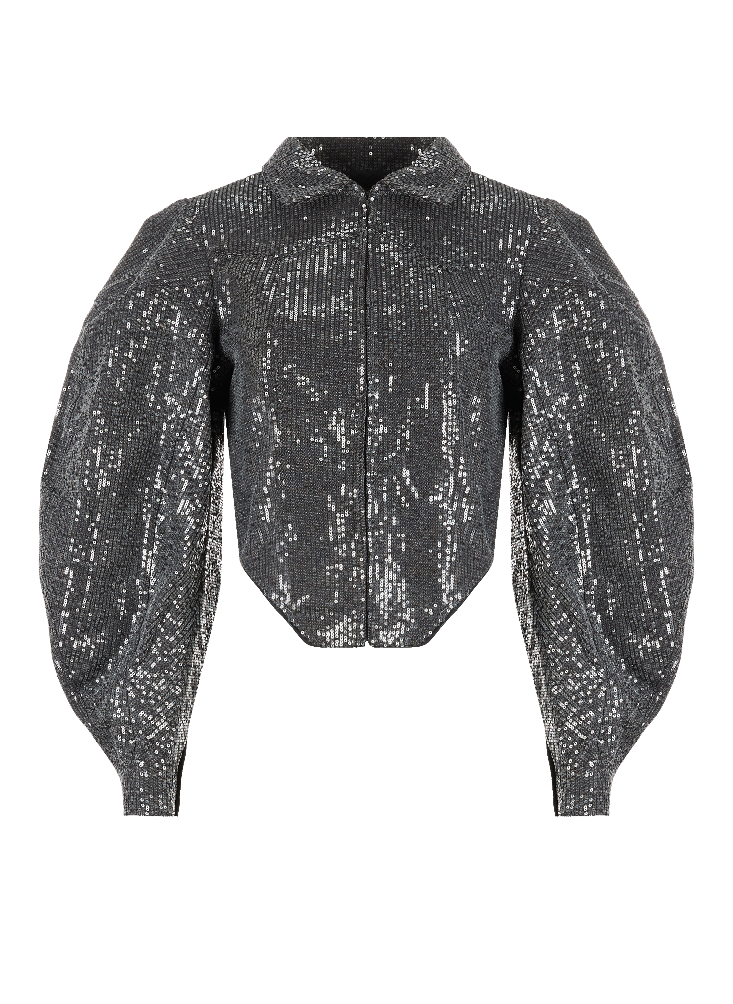 Veste à paillettes ROTATE Noir