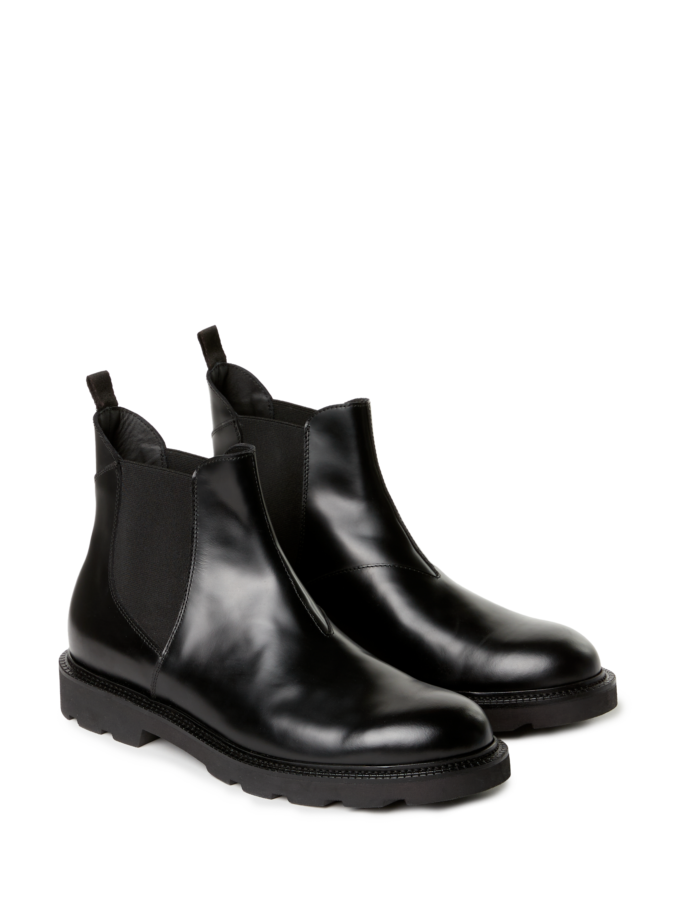 Ankle boots with silver tips SAISON 1865 Black