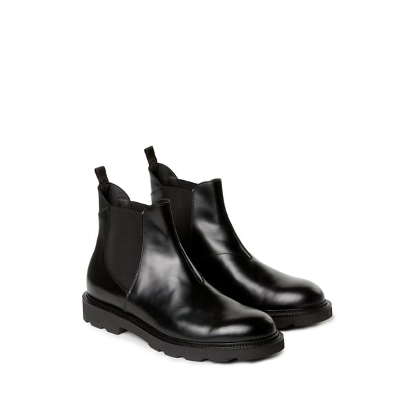 Saison 1865 Bottines En Cuir In Black