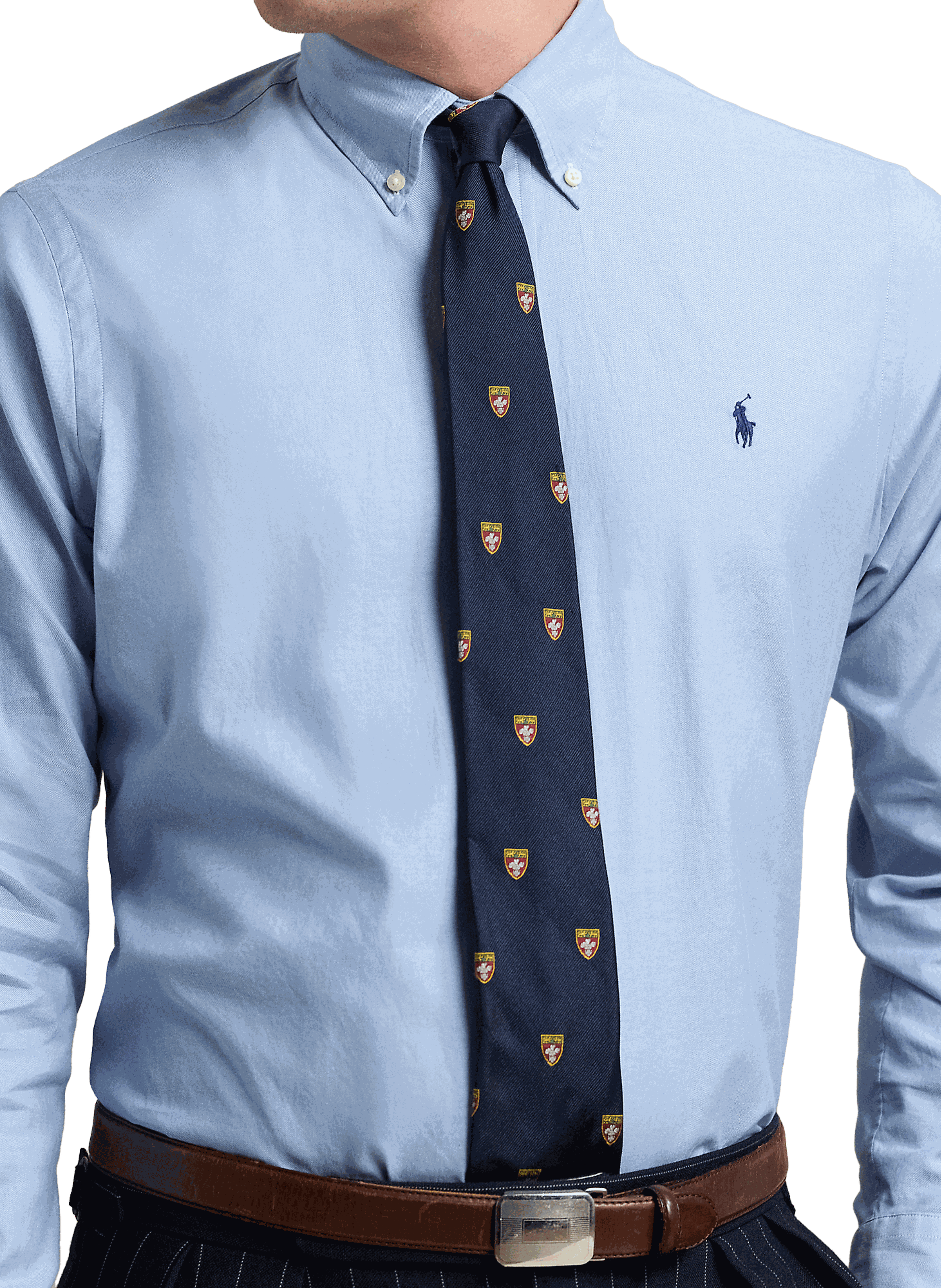 Chemise en coton POLO RALPH LAUREN Bleu