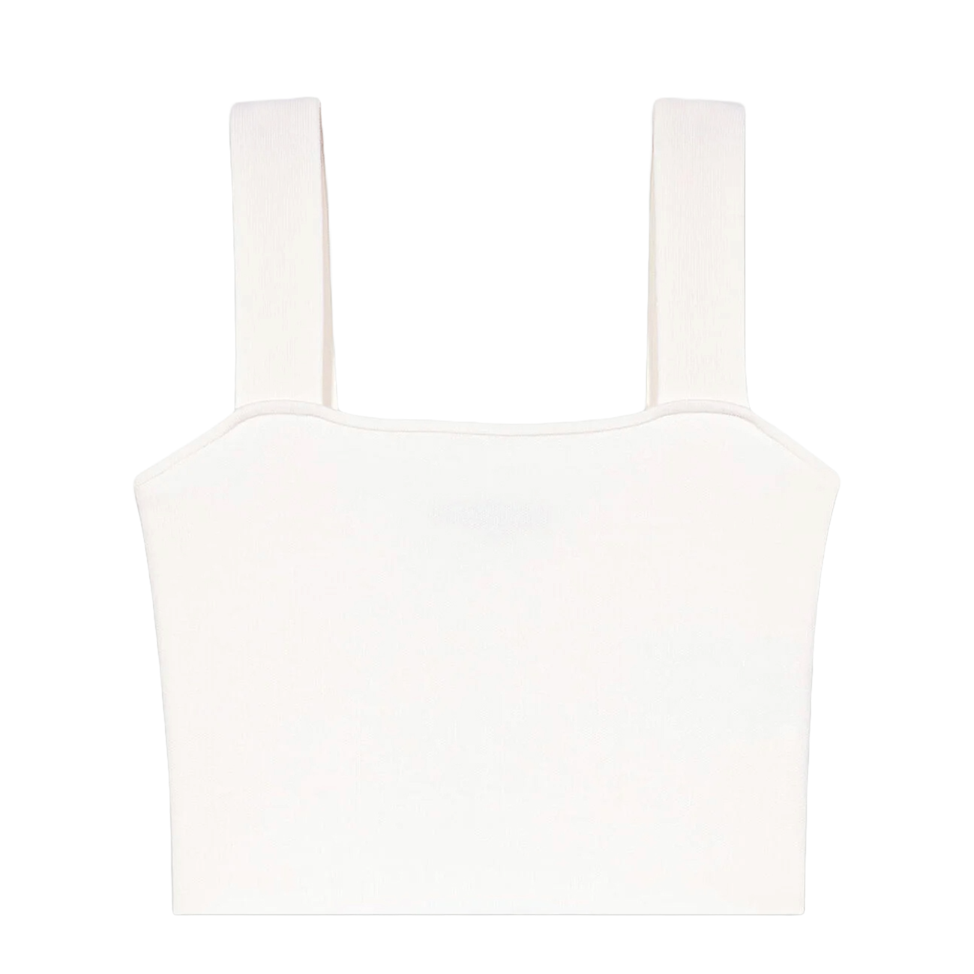 Top court col carré MAJE Beige