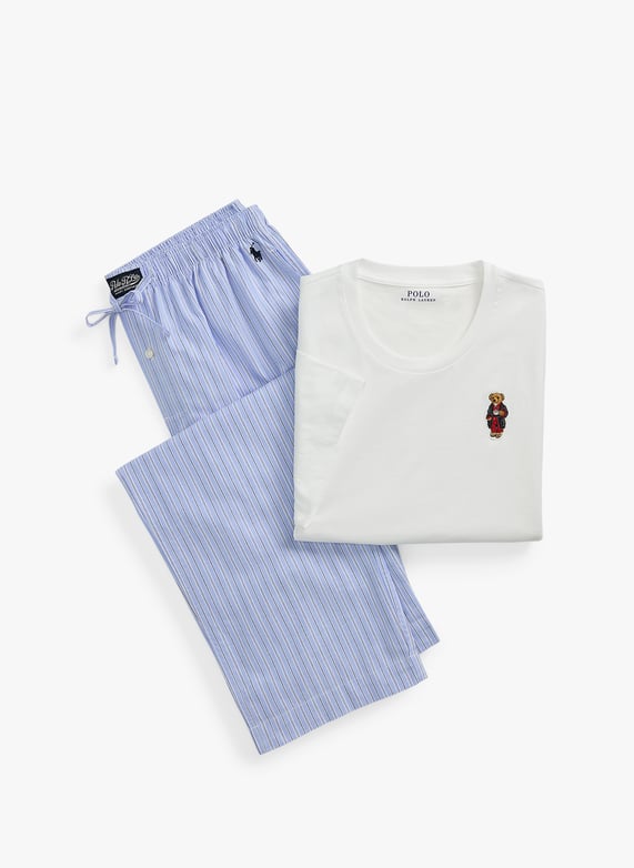 Ensemble de pyjama en coton polo bear Multicolore Polo ralph