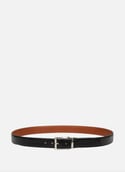 Ceinture - ceinture cuir lisse homme  Noir - vison