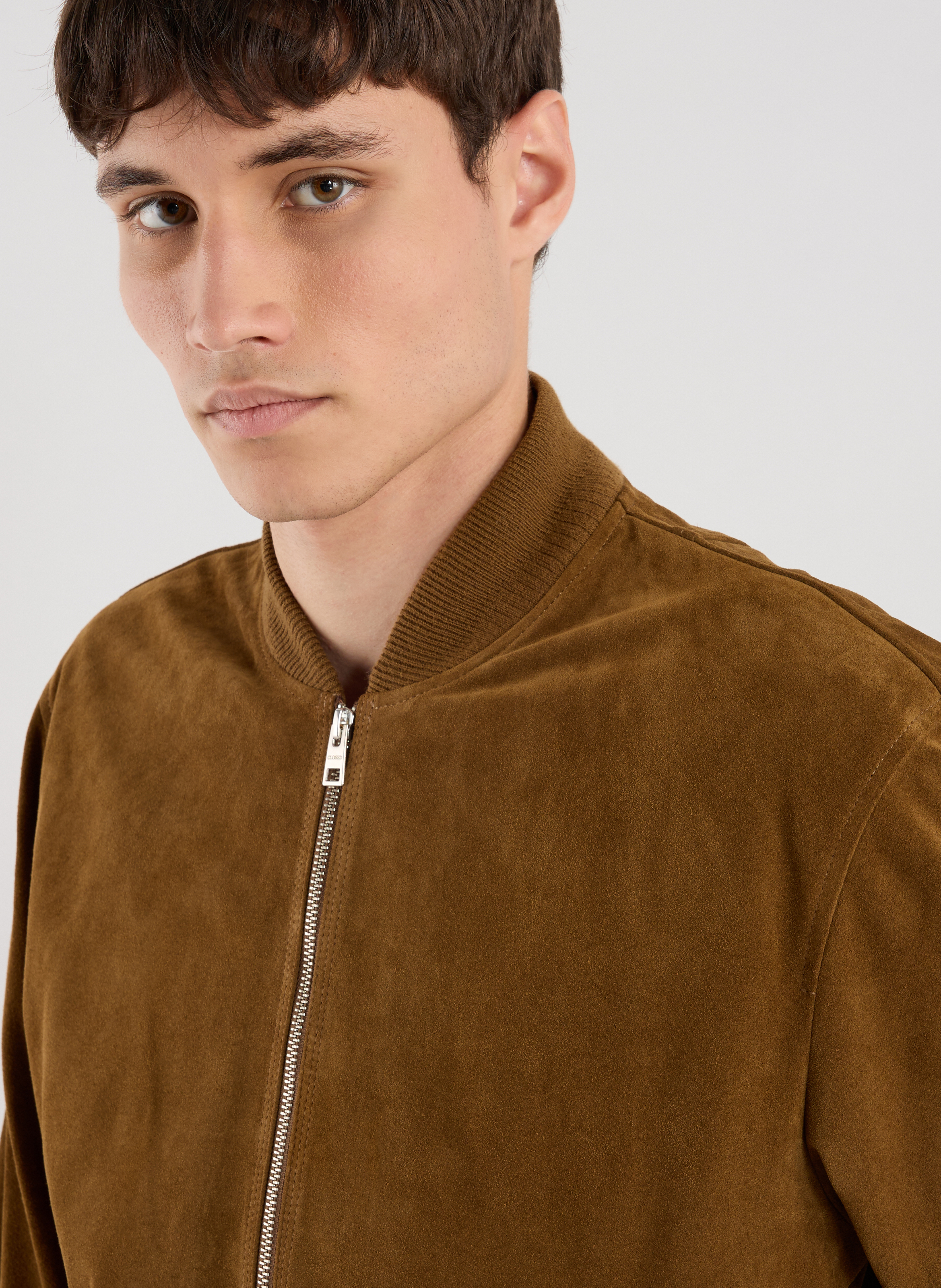 Blouson en cuir de vache CLOSED Marron