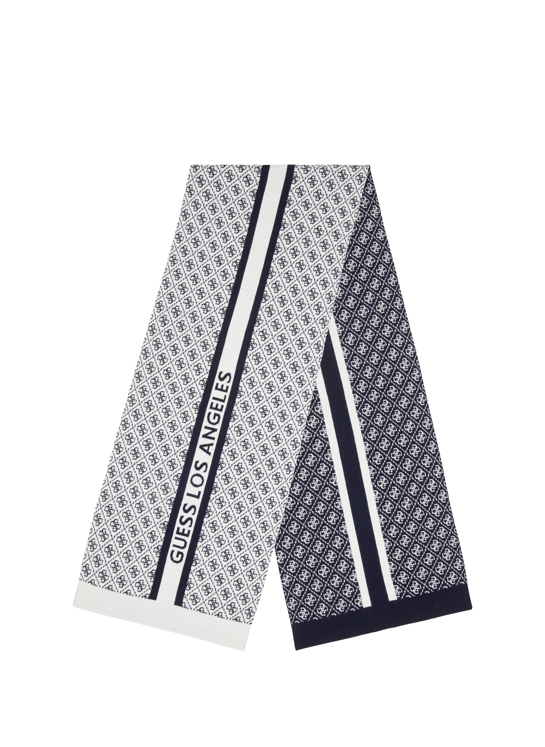 Logo Print Scarf GUESS Blue