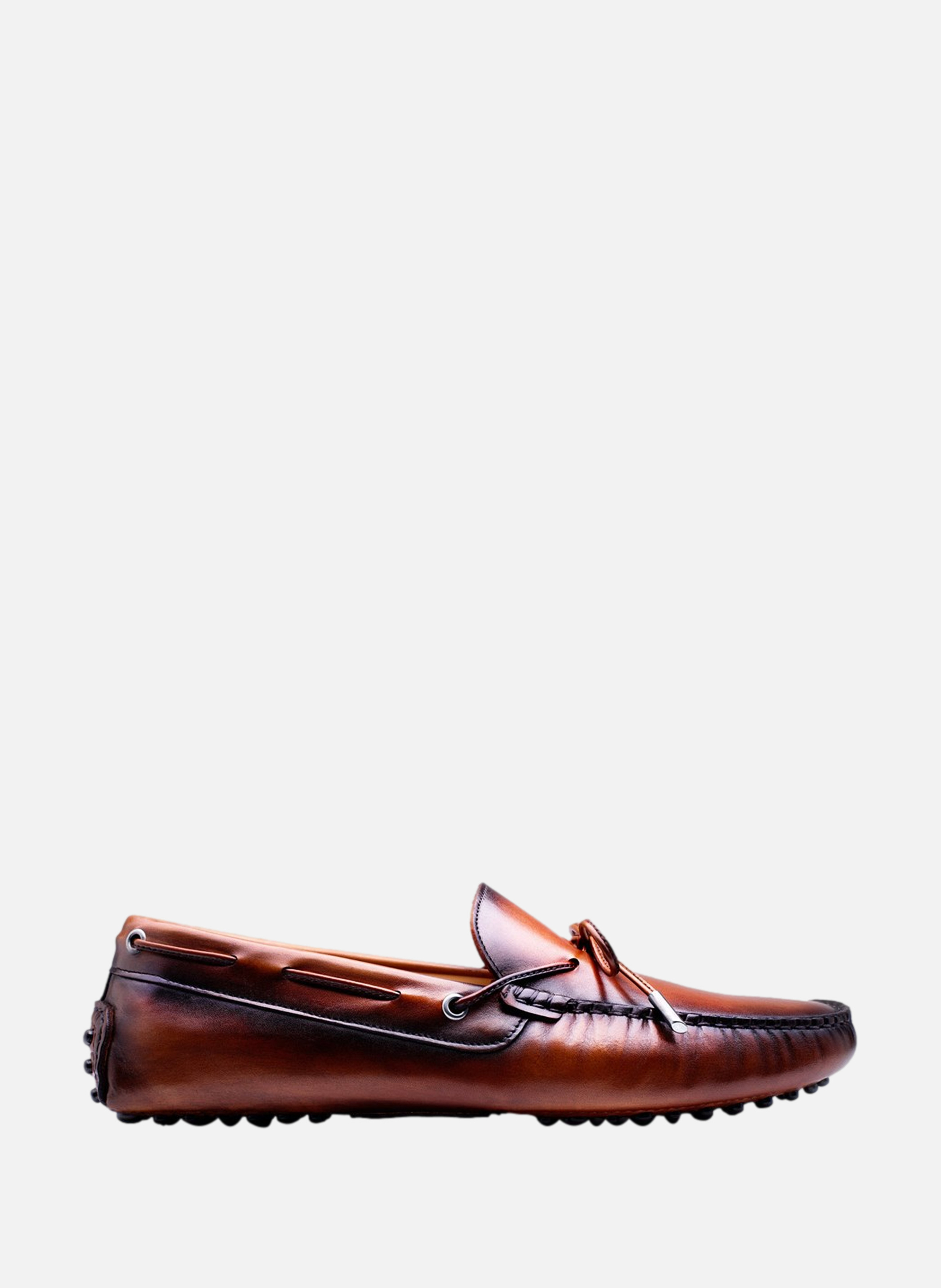FINSBURY Mocassins cuir nikki Marron