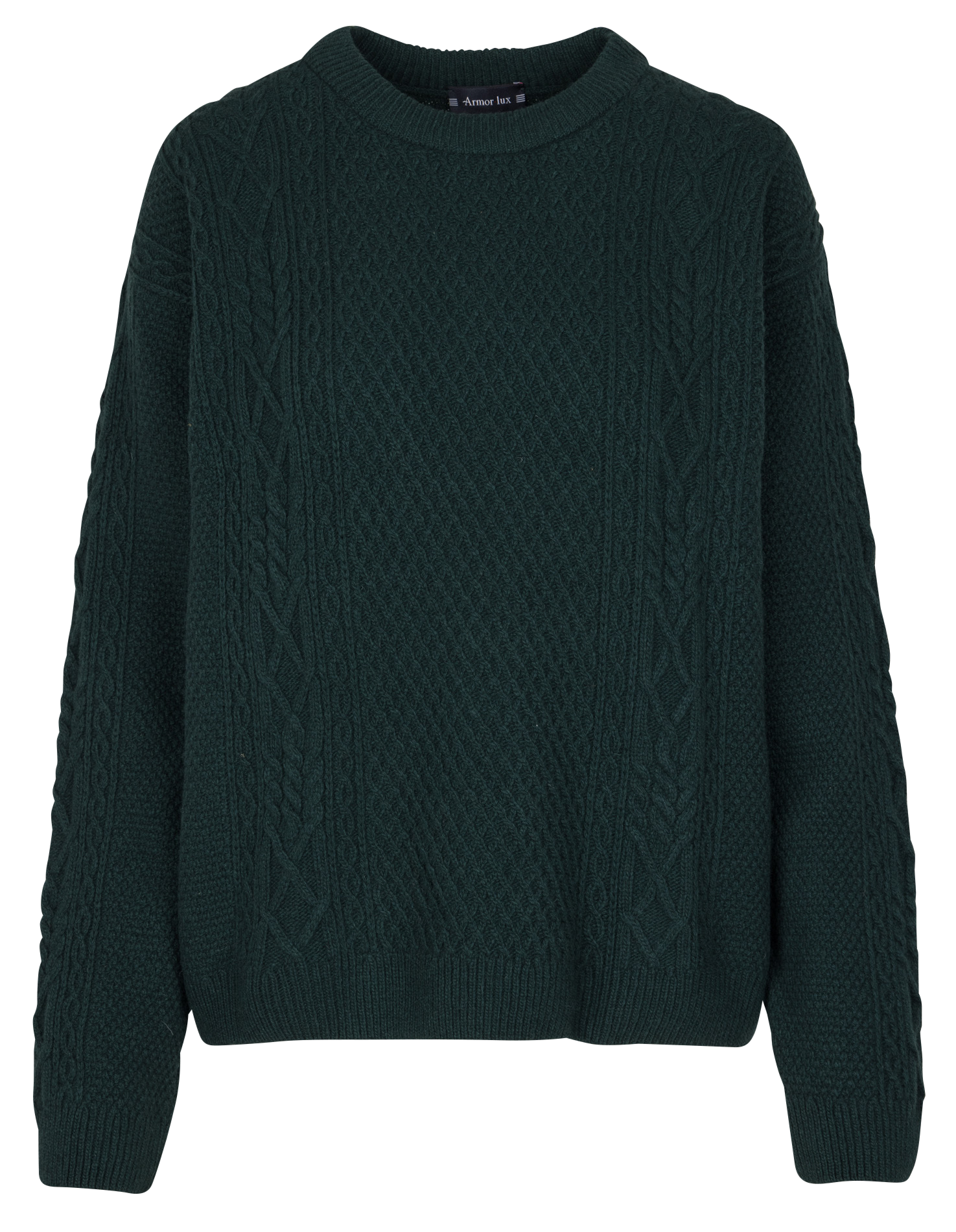 Pull droit en laine mélangée ARMOR-LUX Vert