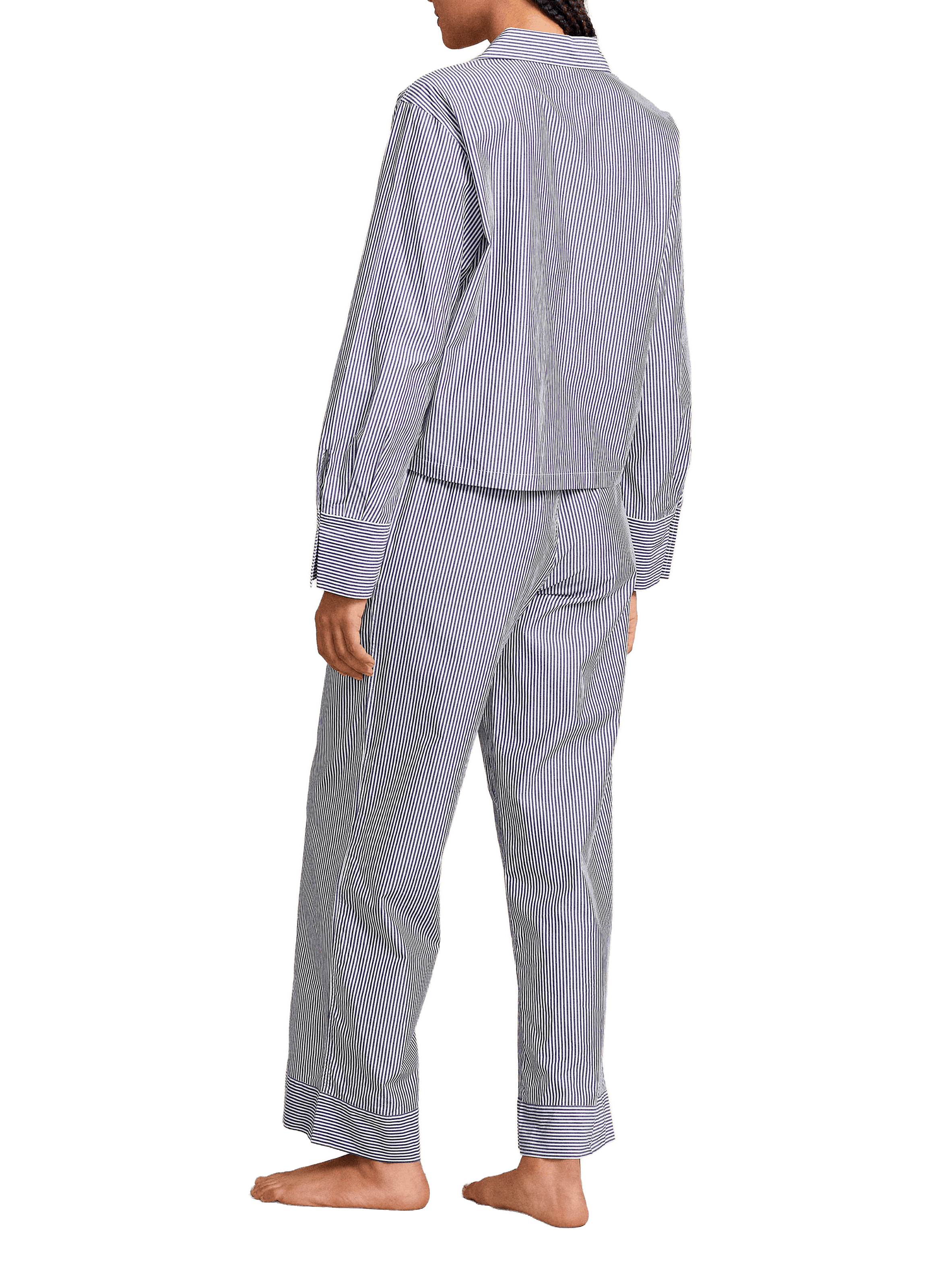 Ensemble de pyjama à rayures en coton POLO RALPH LAUREN Bleu