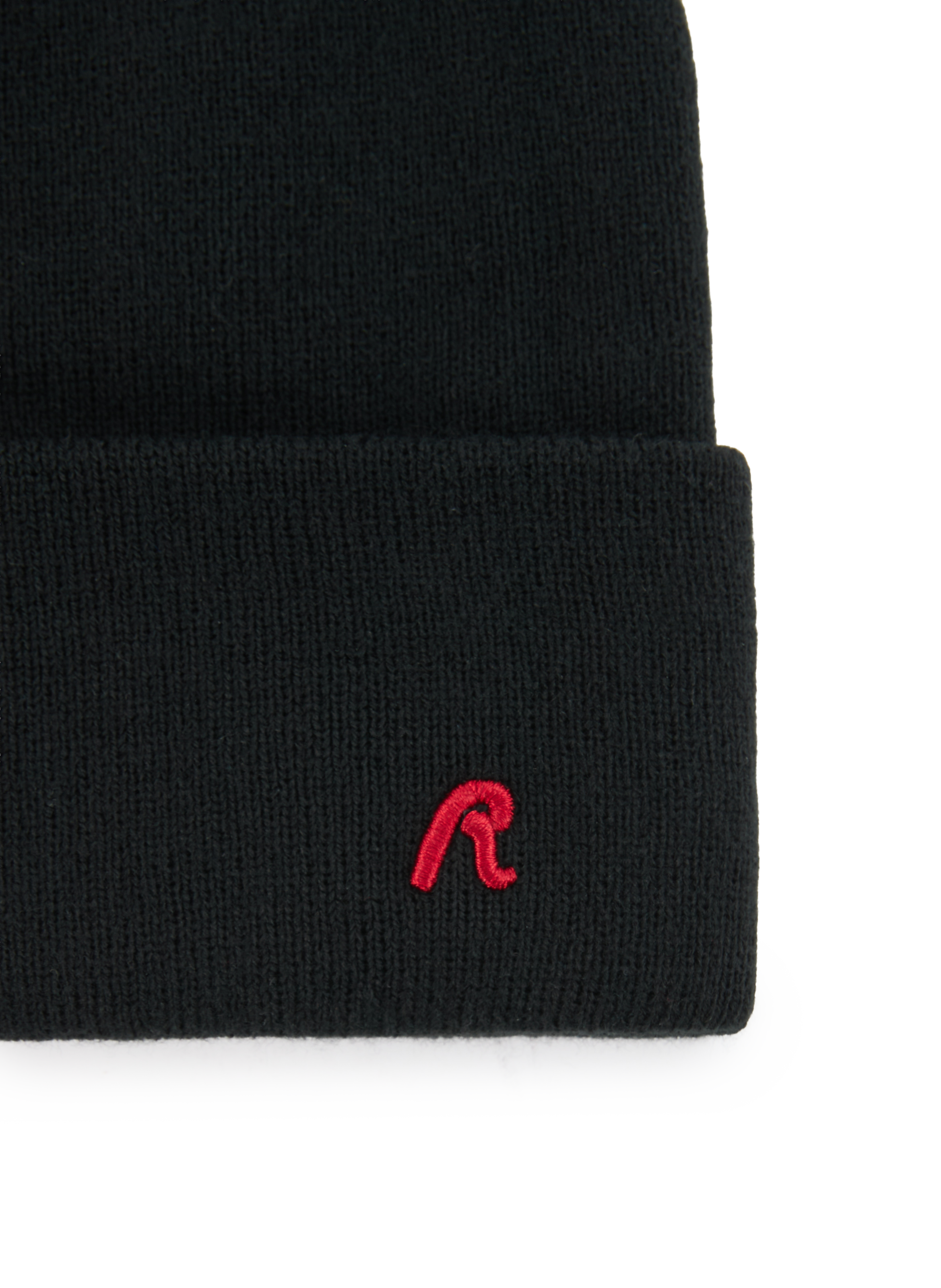 Bonnet uni à revers REPLAY Noir