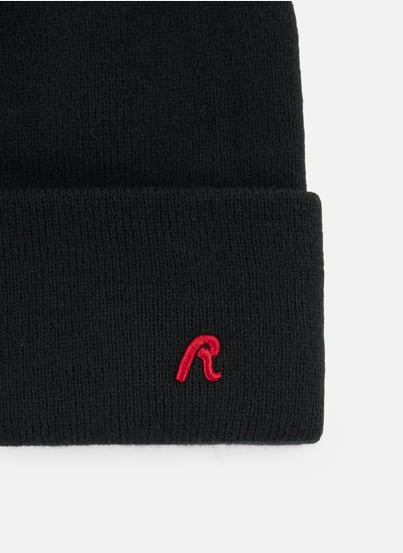 Plain beanie with fold-over cuff REPLAY Plain beanie with fold-over cuff REPLAY