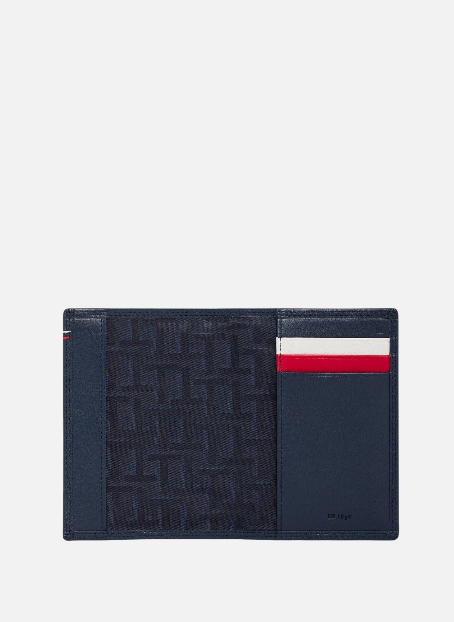 Porte passeport martin en cuir lisse LE TANNEUR Bleu