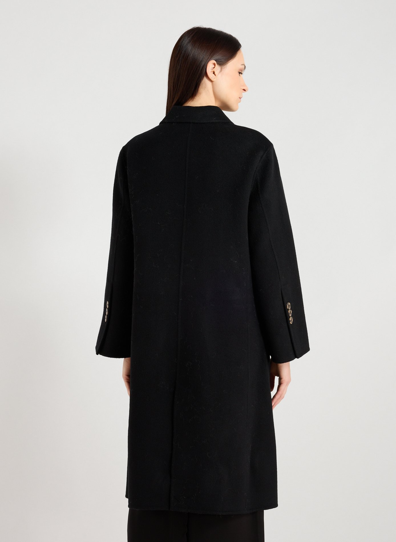Oversized wool coat BY MALENE BIRGER Black