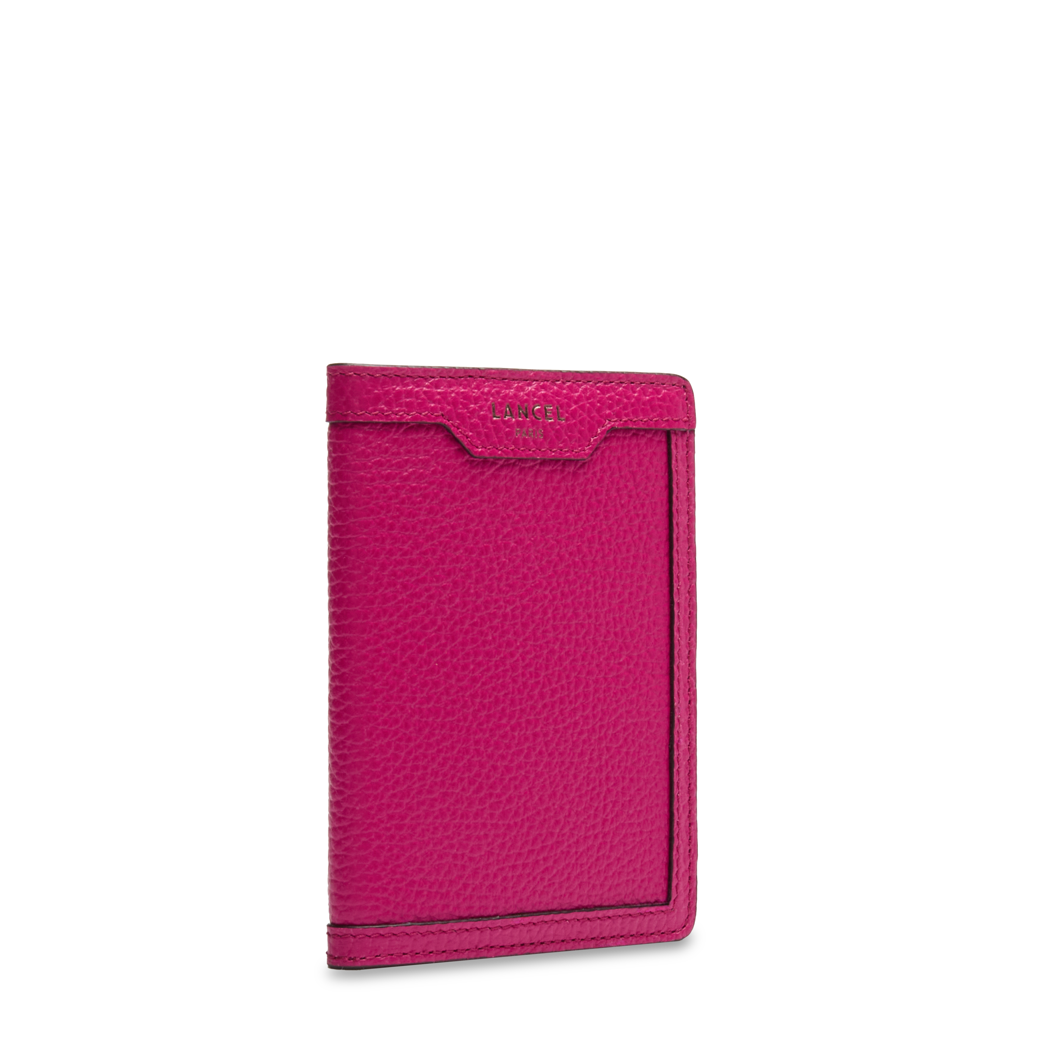 Porte-passeport charlie de lancel en cuir LANCEL Rose