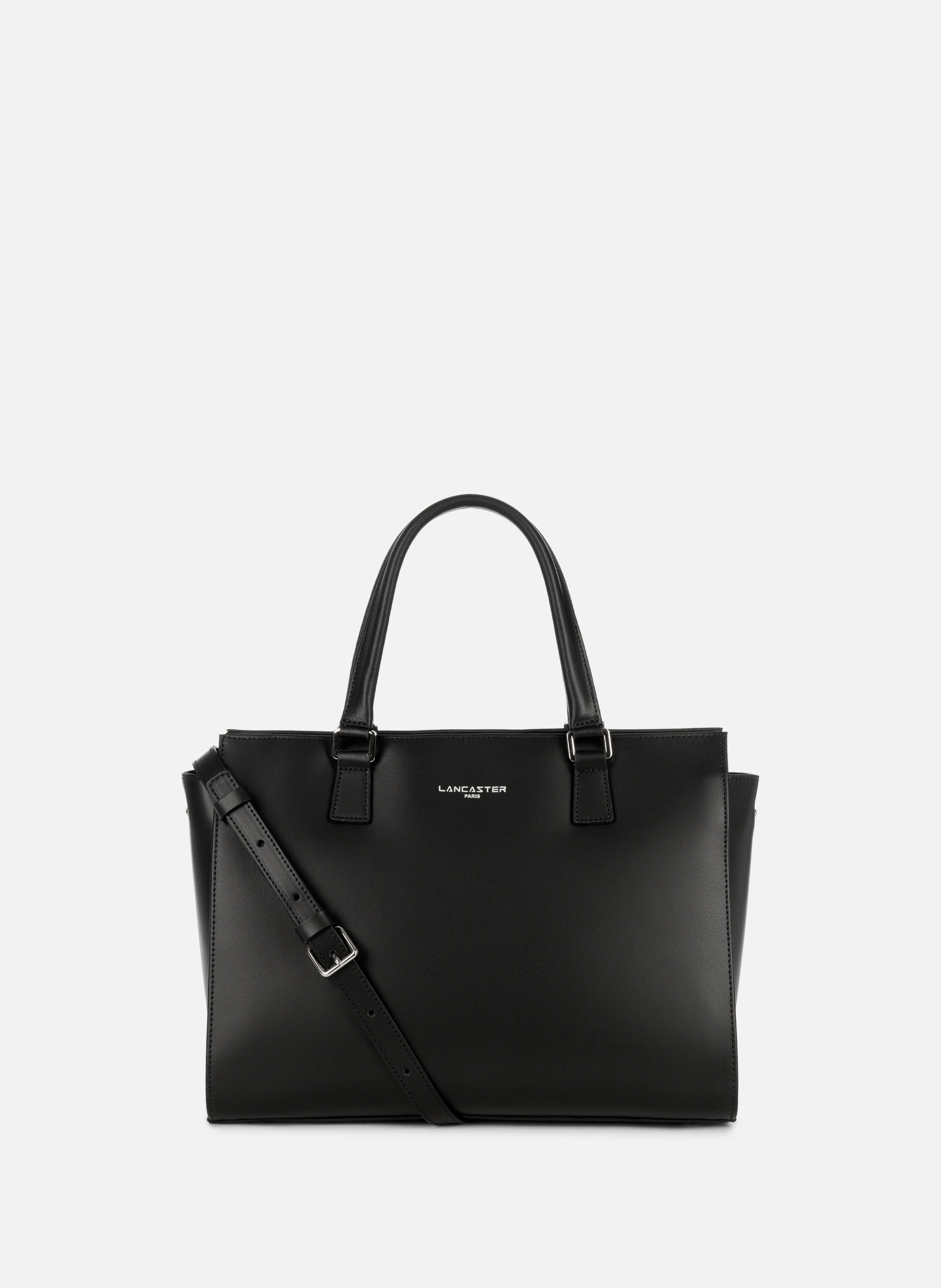 LANCASTER Large tote bag - Smooth Black