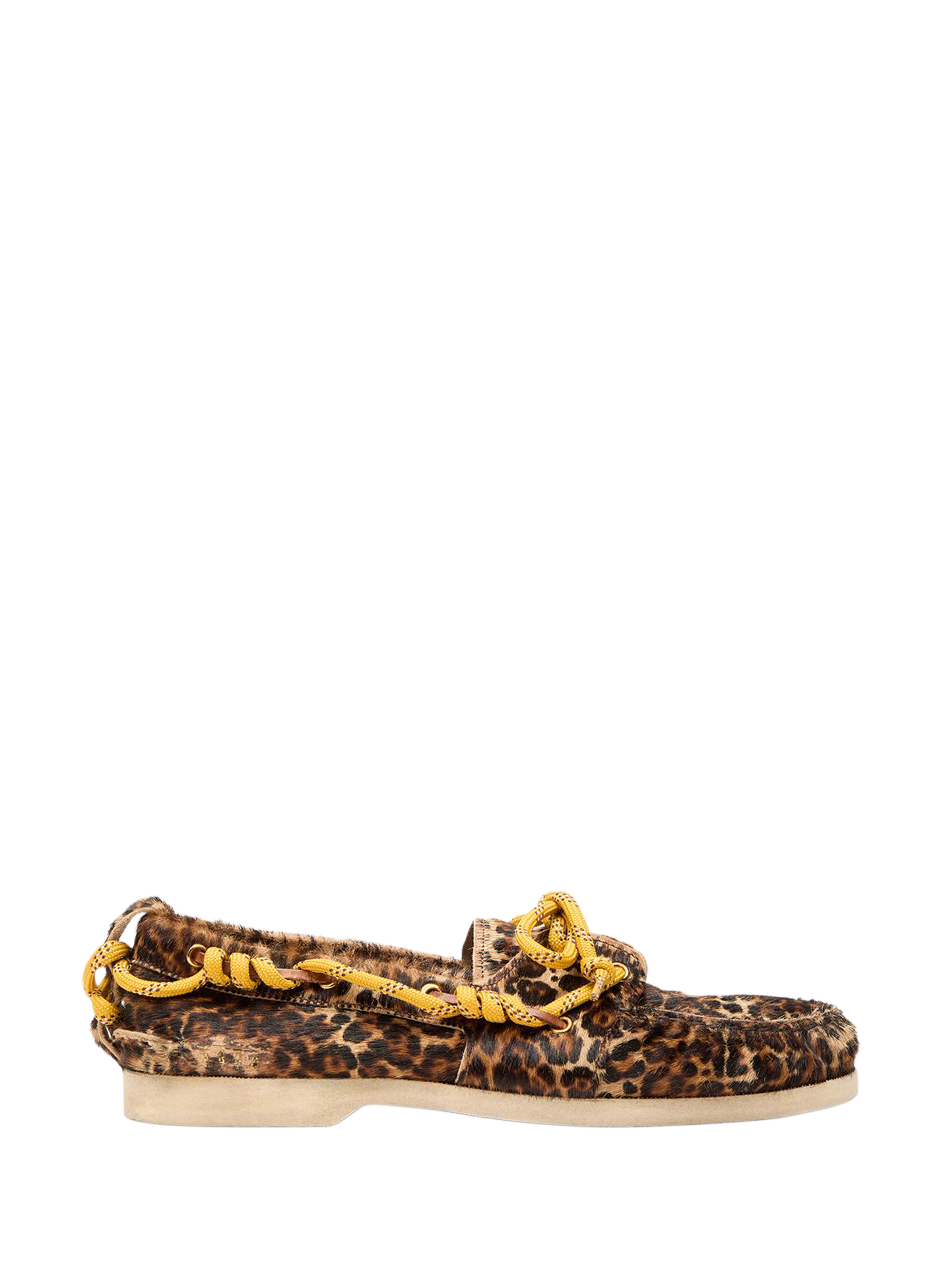 Leopard Print Leather Loafer GOLDEN GOOSE Brown