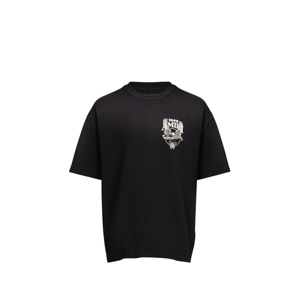 T-shirt imprimé en coton Noir L Male