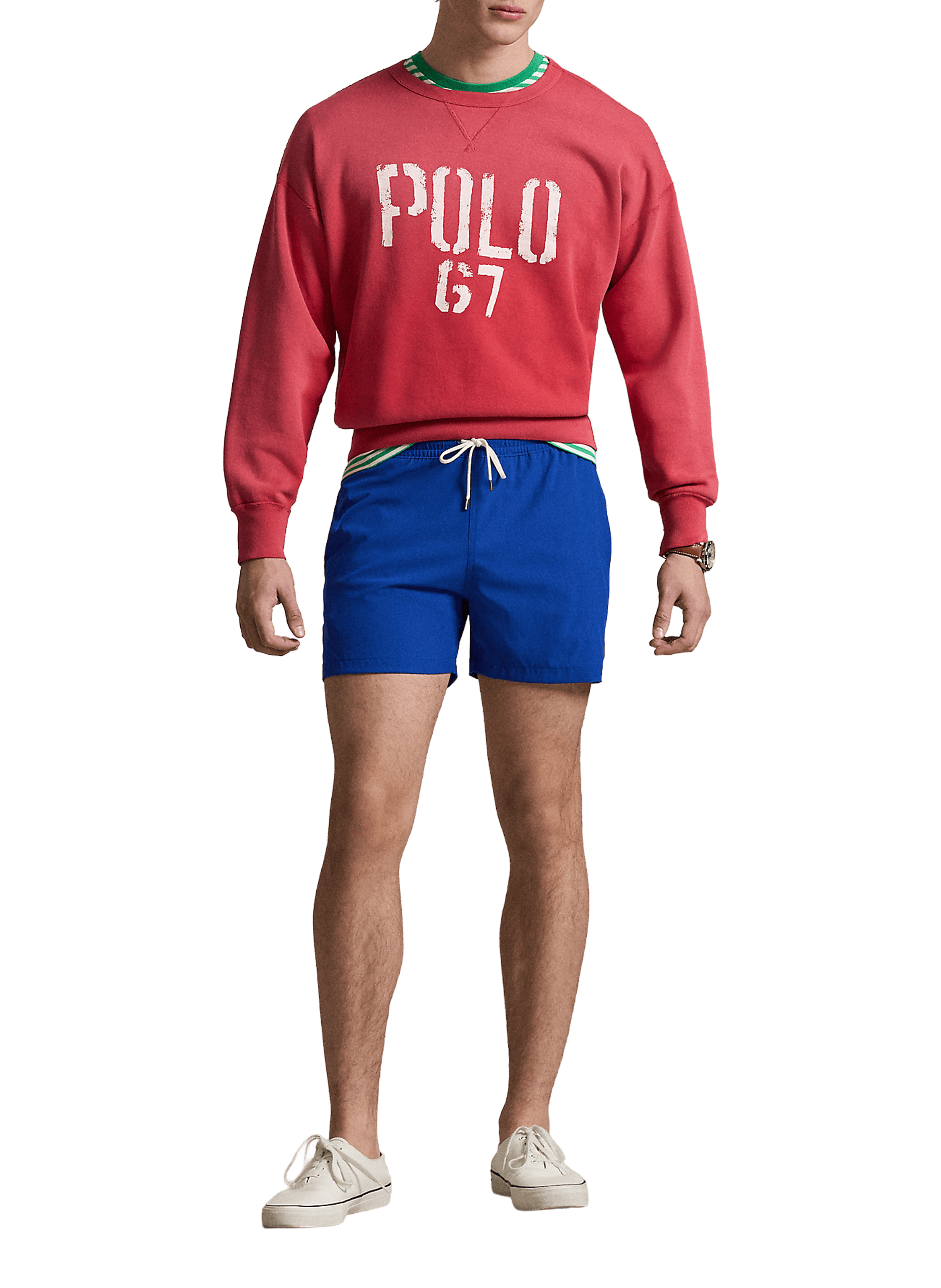 Short de bain uni POLO RALPH LAUREN Bleu