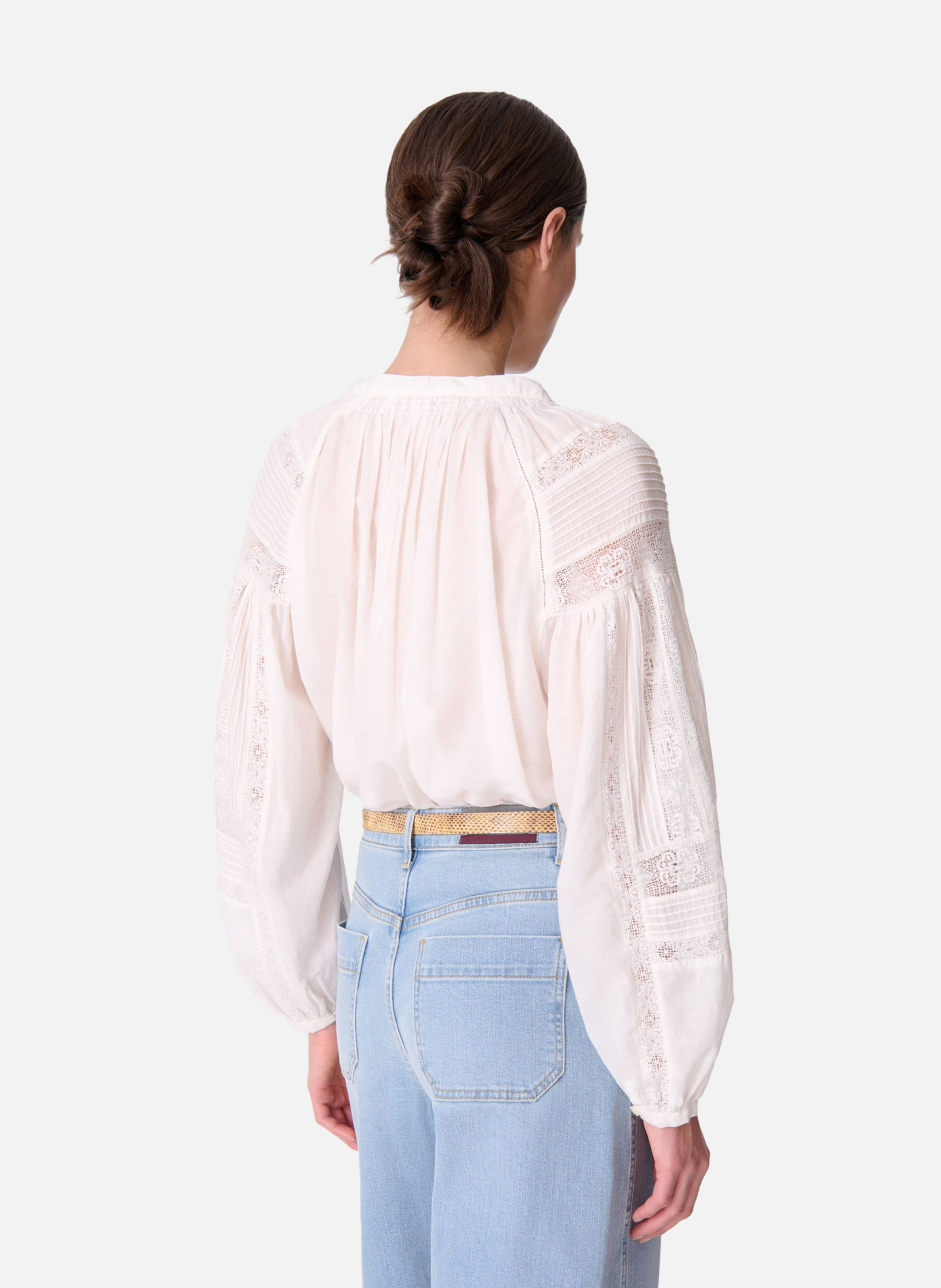 Blouse Nipoa VANESSA BRUNO Blanc