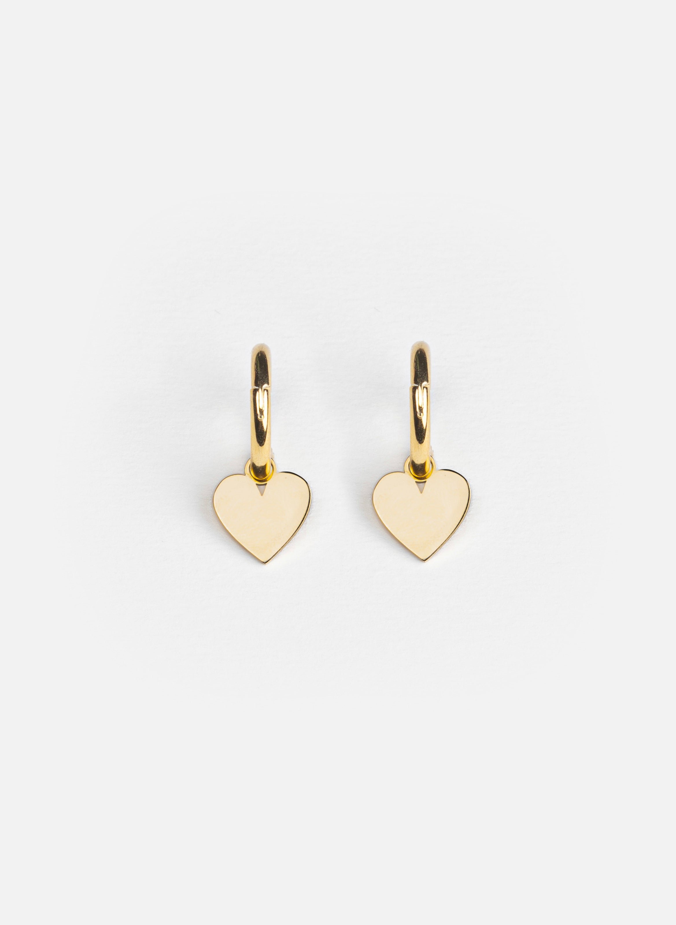 Boucles d'oreille lova en acier inoxydable KURAGE GINZA Doré