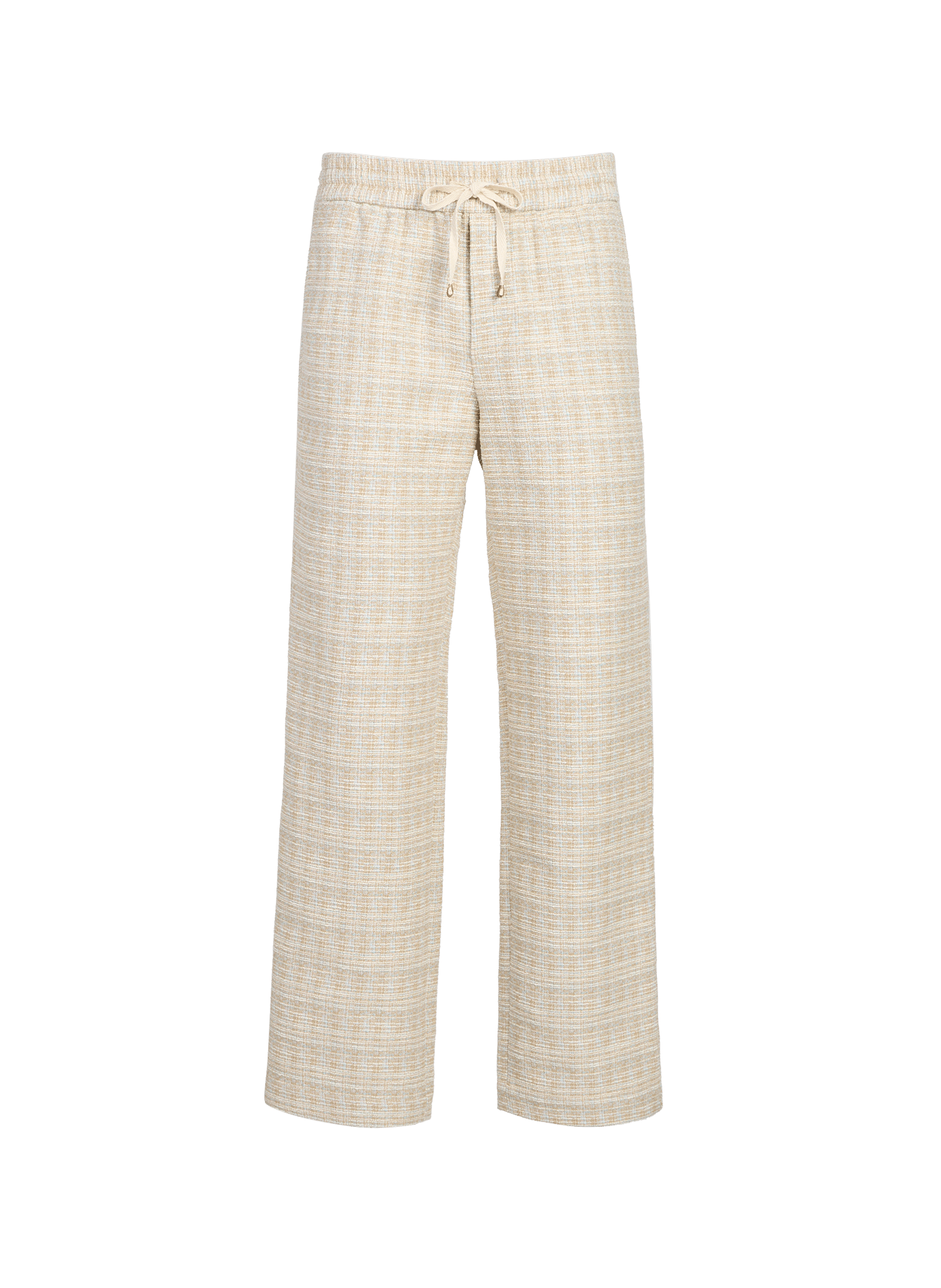 Pantalon texturé en coton DROLE DE MONSIEUR Beige