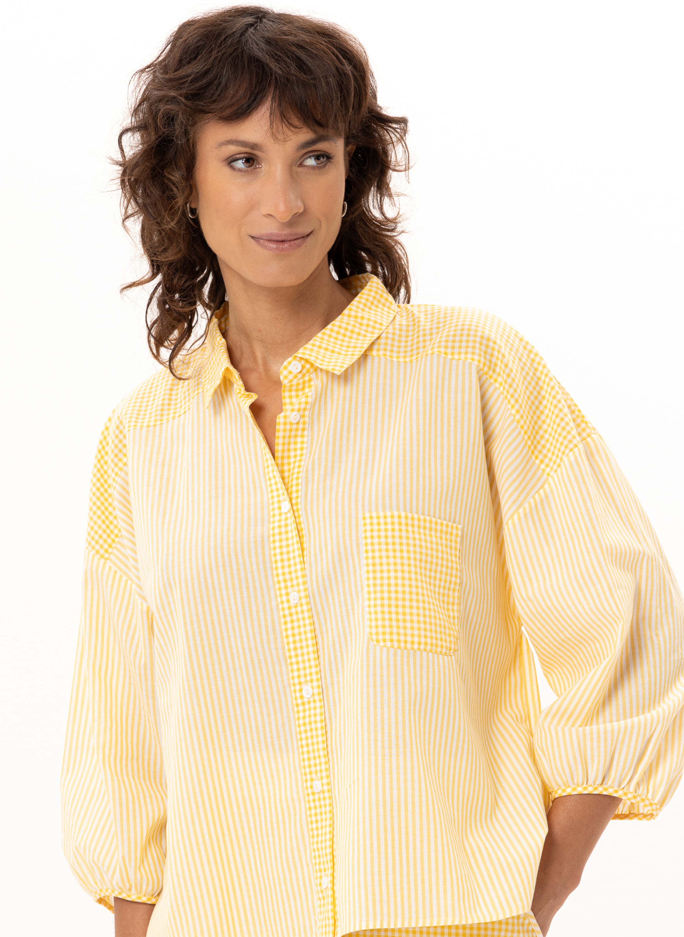 Pyjama boutonné en coton patio 206 LE CHAT Multicolore