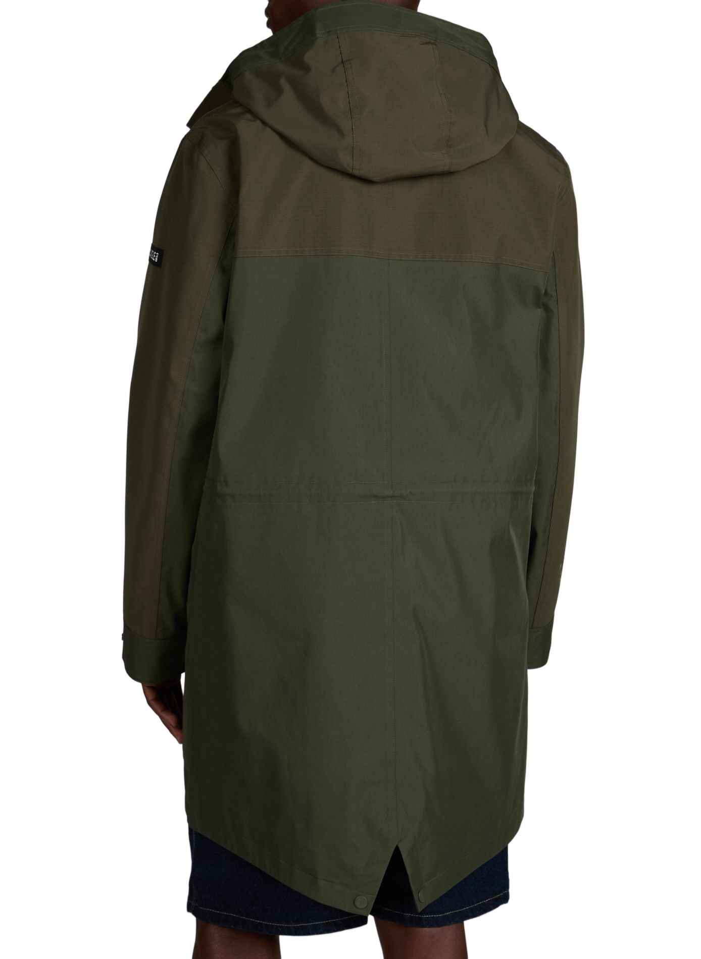 Parka à capuche en coton mélangé AIGLE Kaki