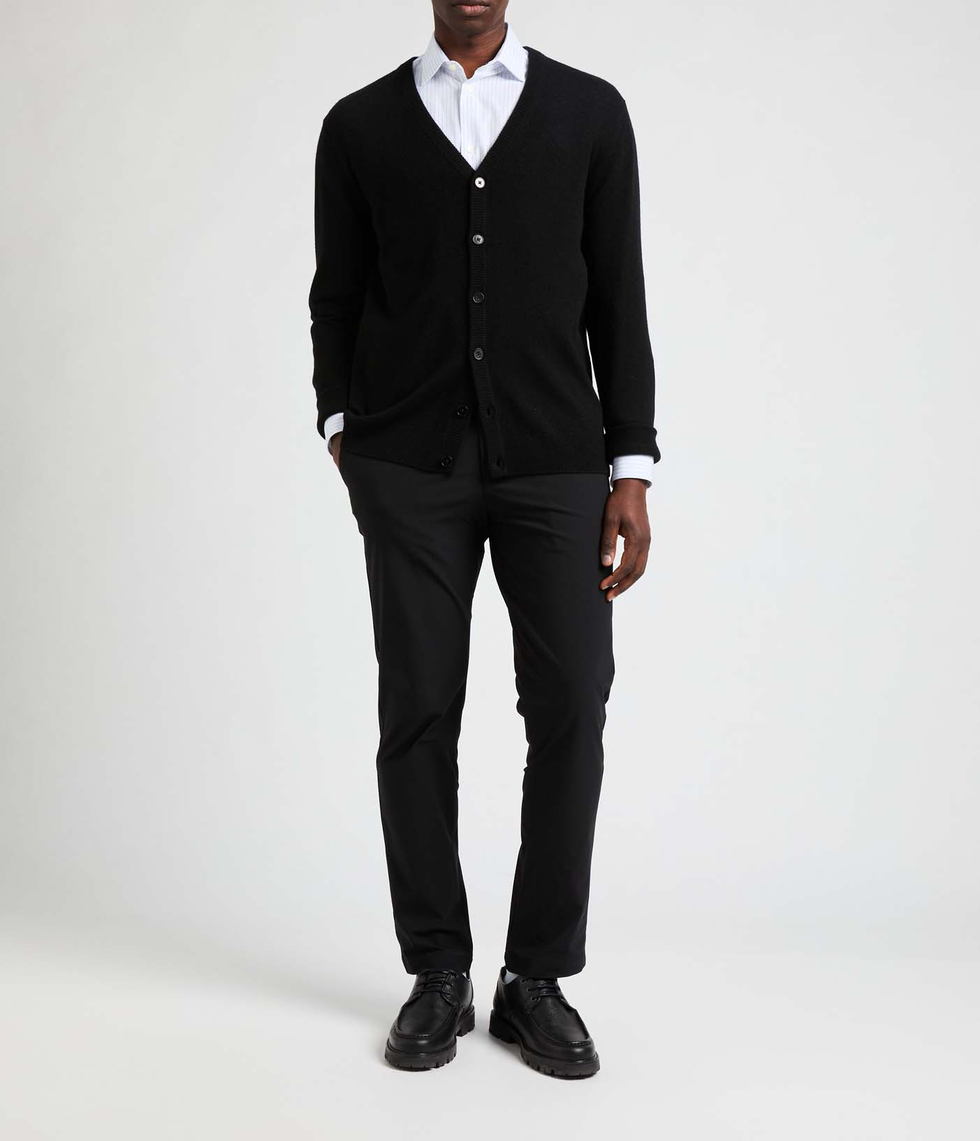 Cardigan en cachemire AU PRINTEMPS PARIS Noir