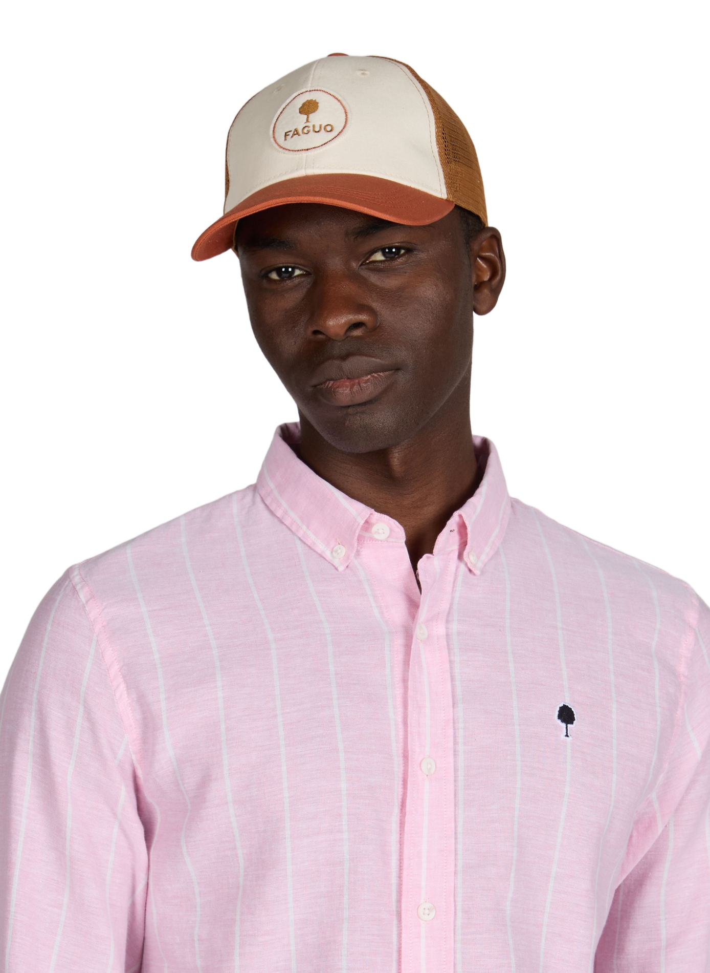 Casquette Trucker en coton recyclé FAGUO Multicolore