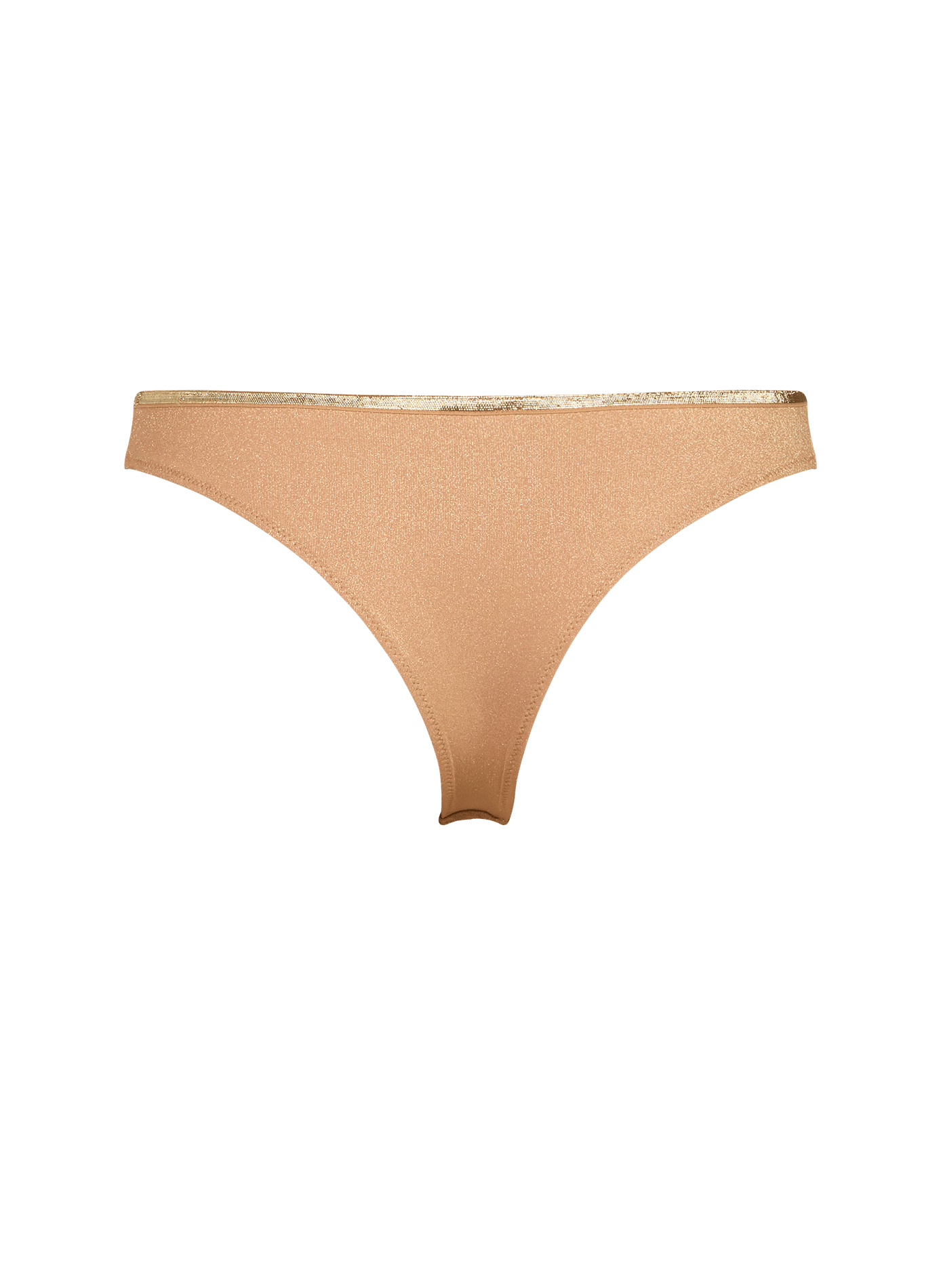 Shiny Georgia High-Cut Briefs LA NOUVELLE Golden