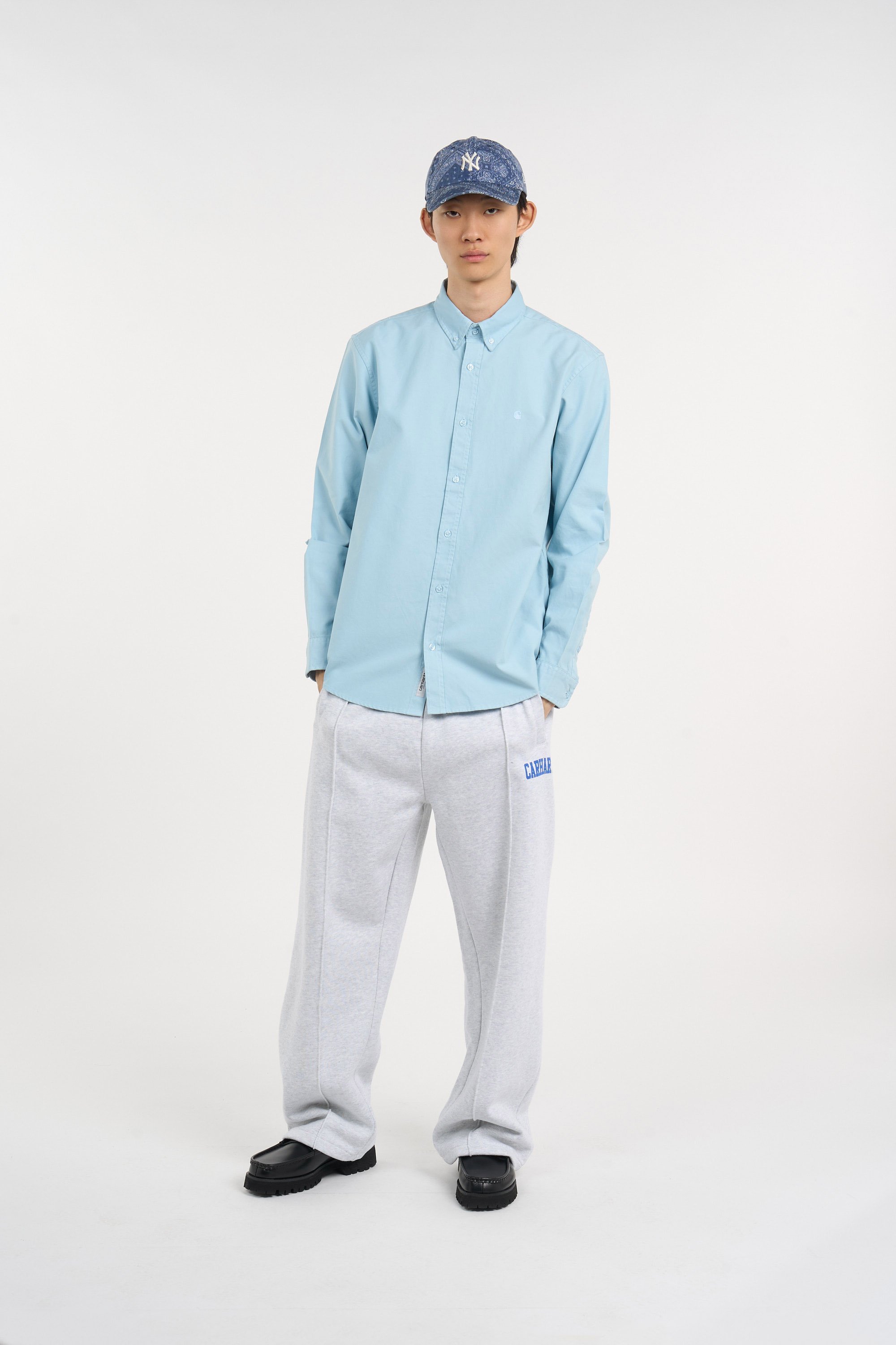 Pantalon de survêtement pond corps sweat pant CARHARTT WIP Gris