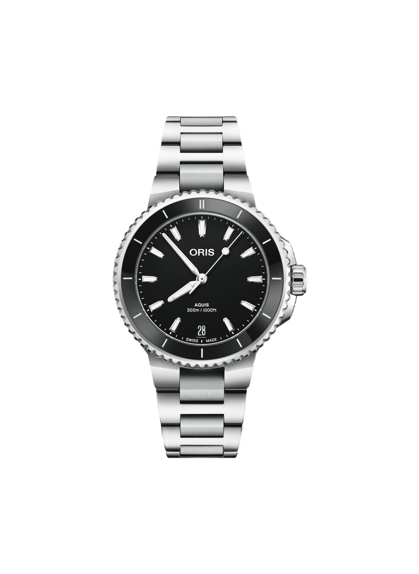 Montre automatique Oris Aquis Date en acier inoxydable ORIS Noir