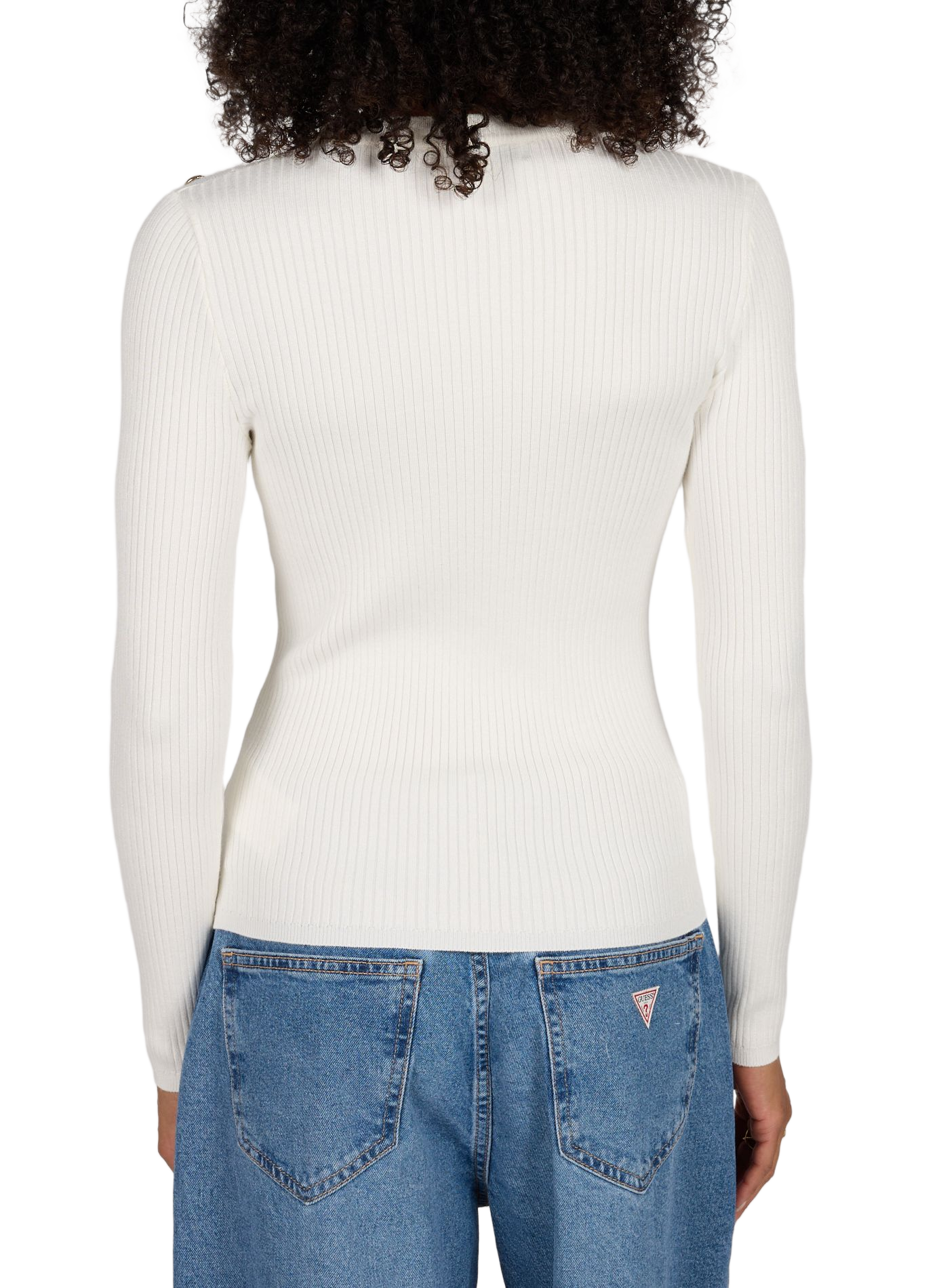 Fitted Vonn sweater. GUESS Beige