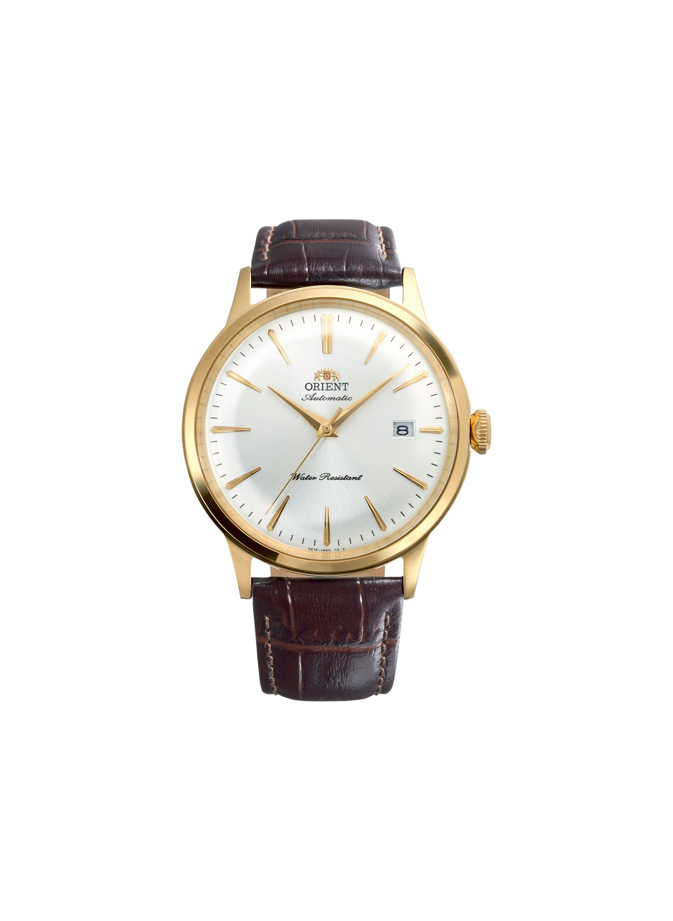 Automatische Bambino Uhr aus Leder ORIENT Golden