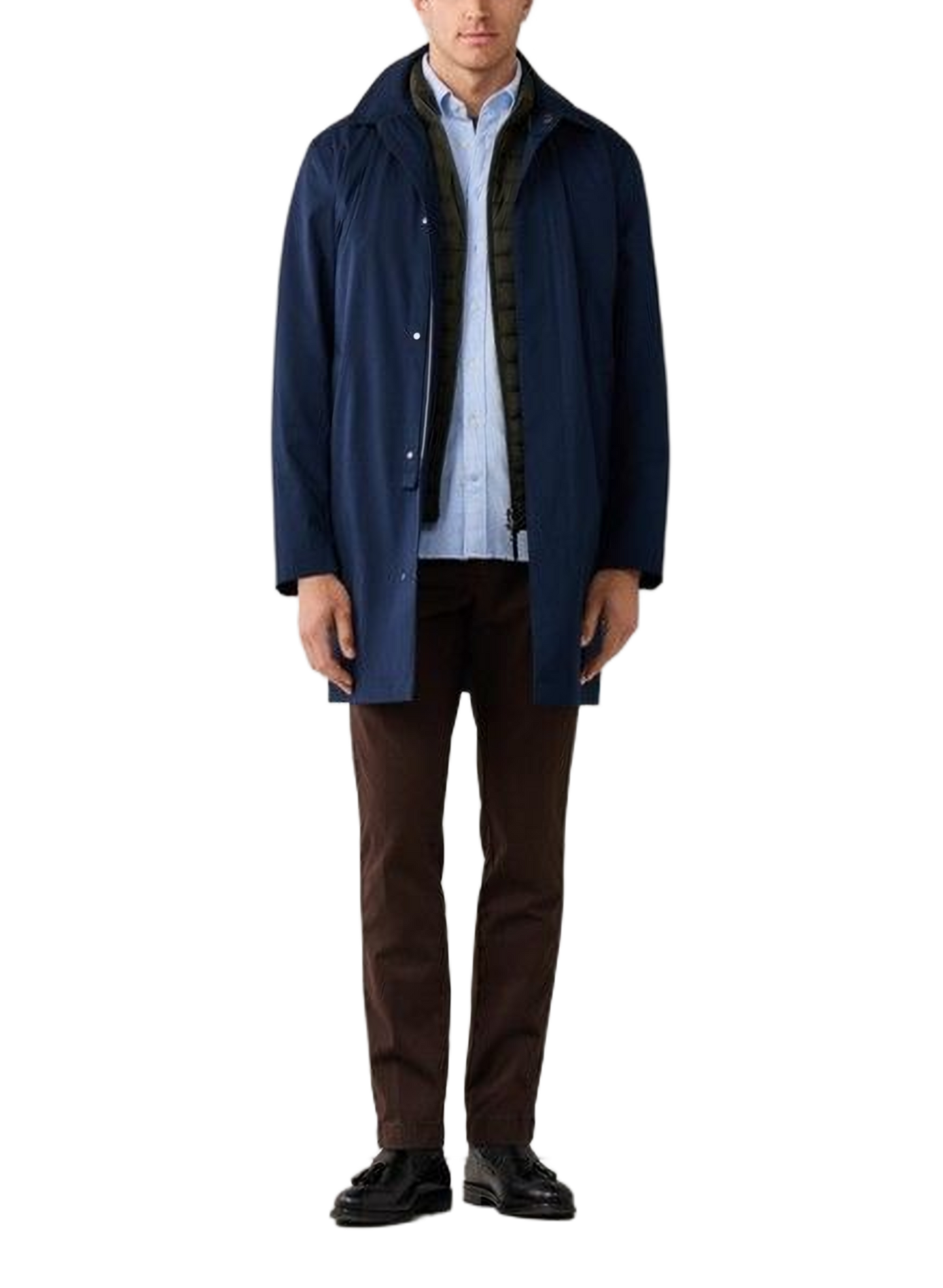 Gerader Parka mit Stehkragen HACKETT Blau