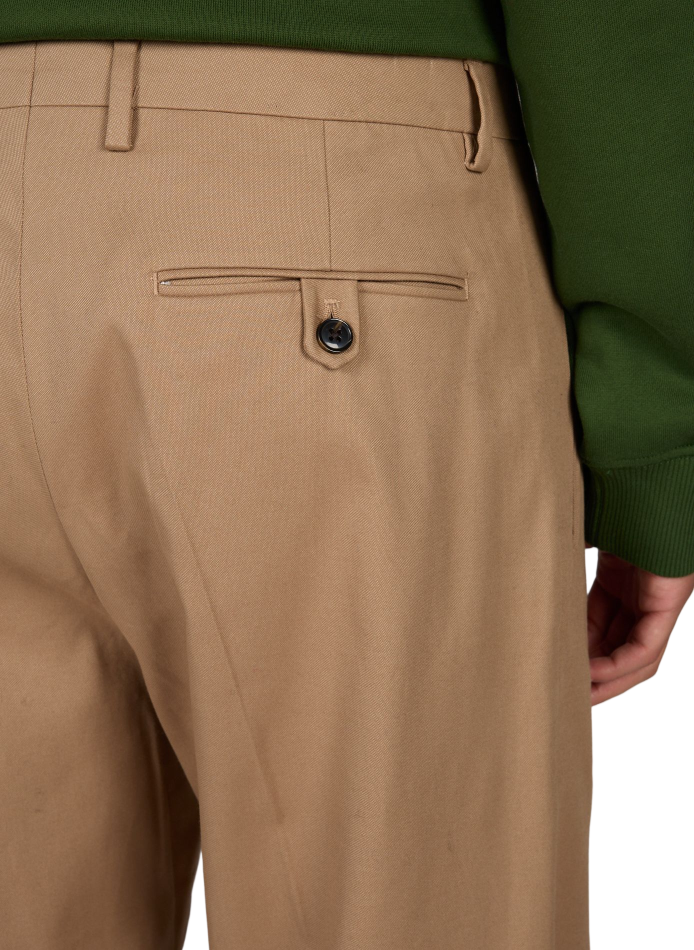 Wide-leg Robin pants in mixed cotton NN.07 Beige