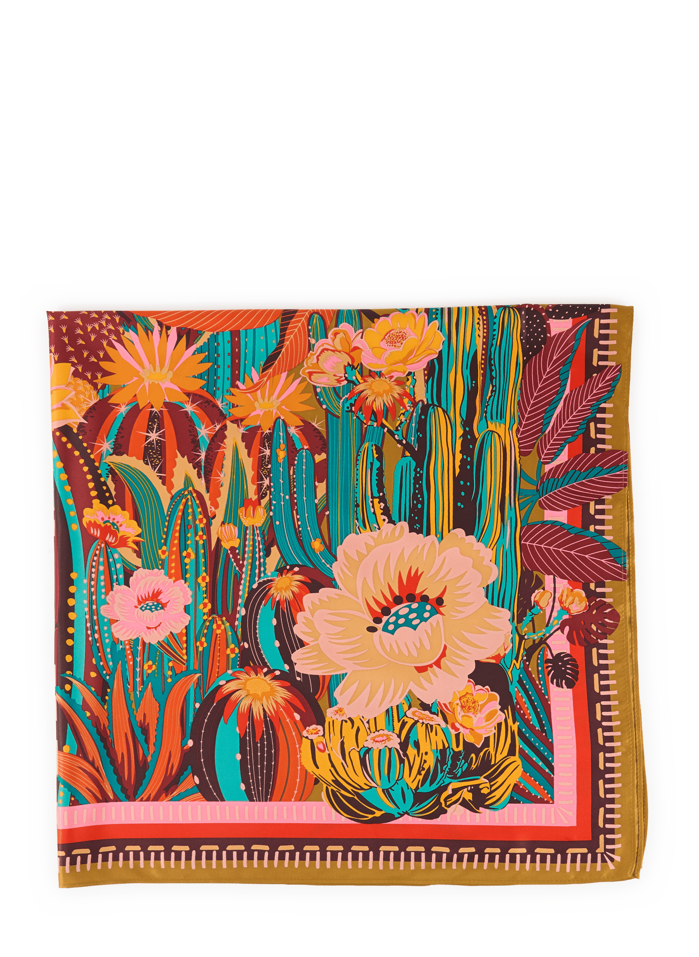 Cactus-Printtuch WILD Orange