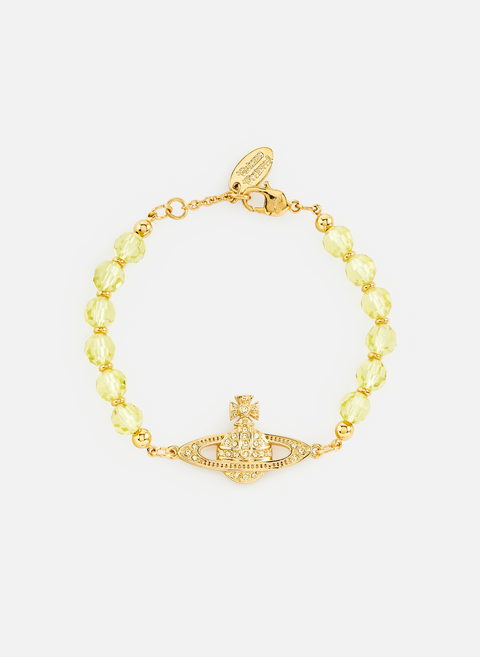 VIVIENNE WESTWOOD golden messaline bracelet 