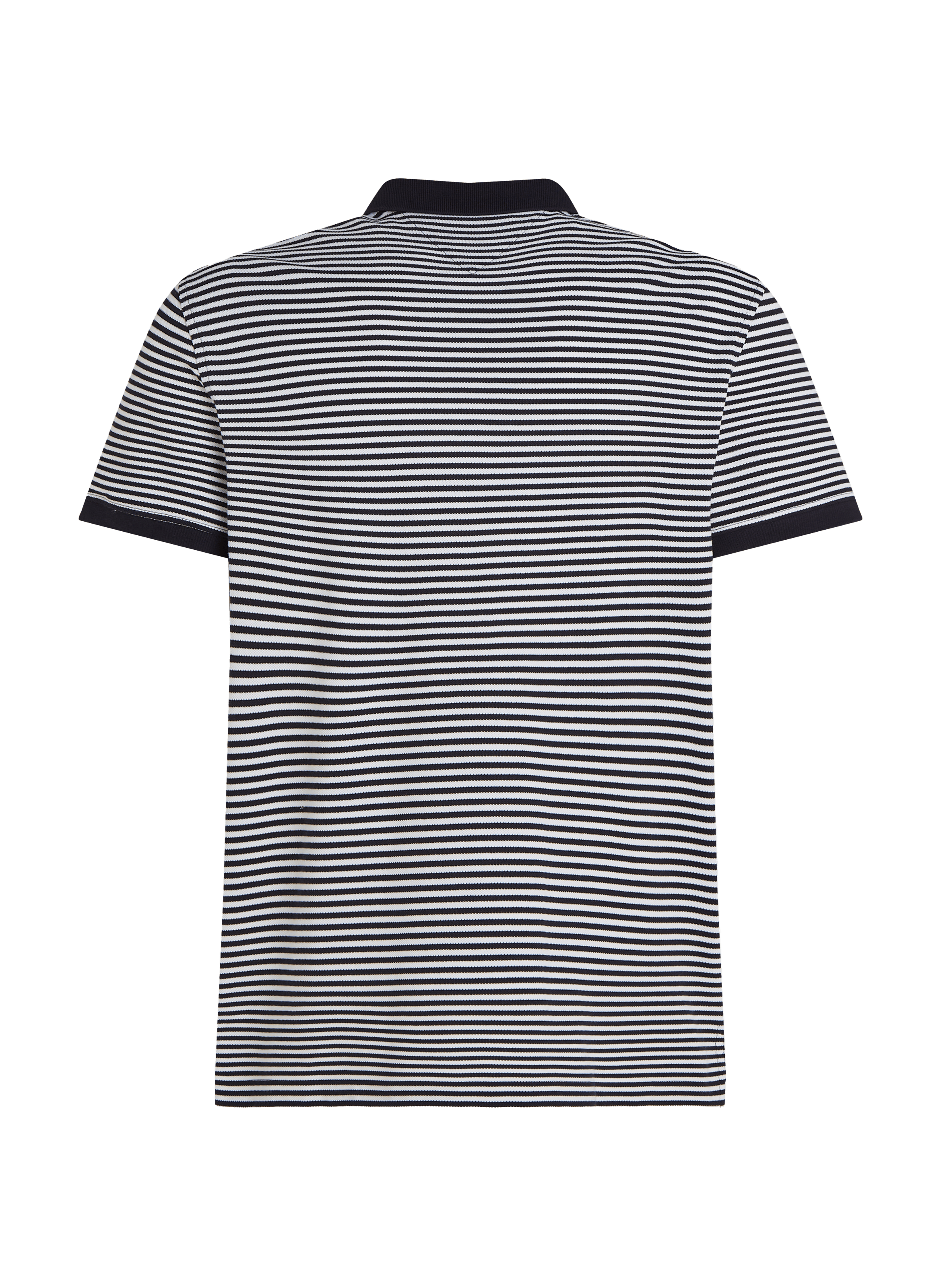 Polo droit en piqué de coton TOMMY HILFIGER Bleu