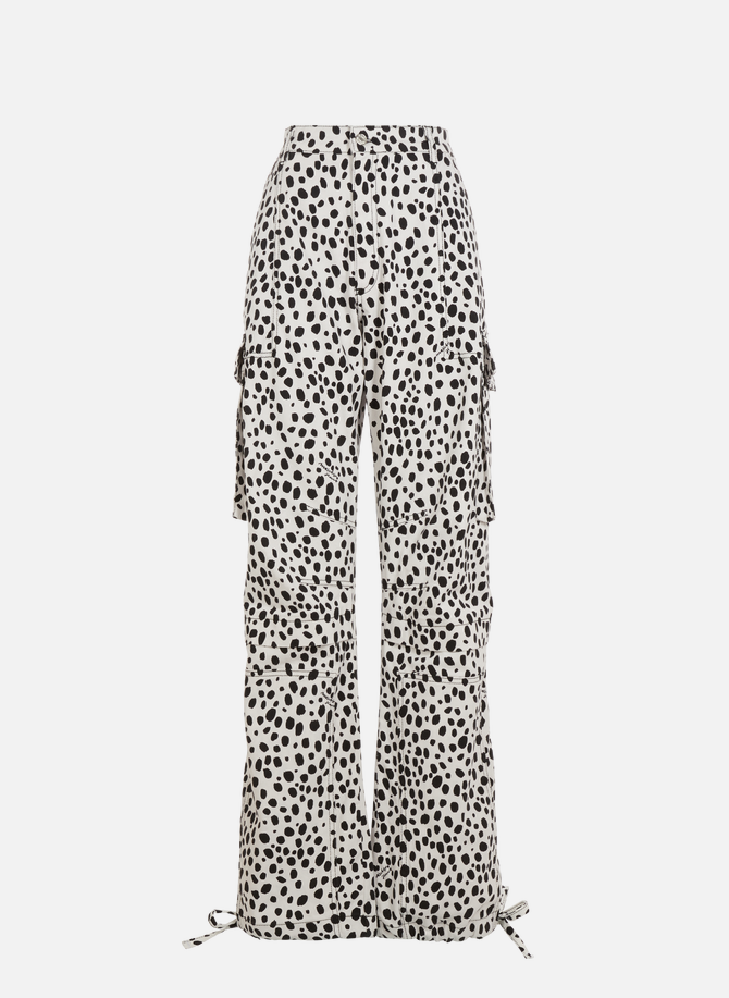 Printed cargo-style jeans MOSCHINO JEANS