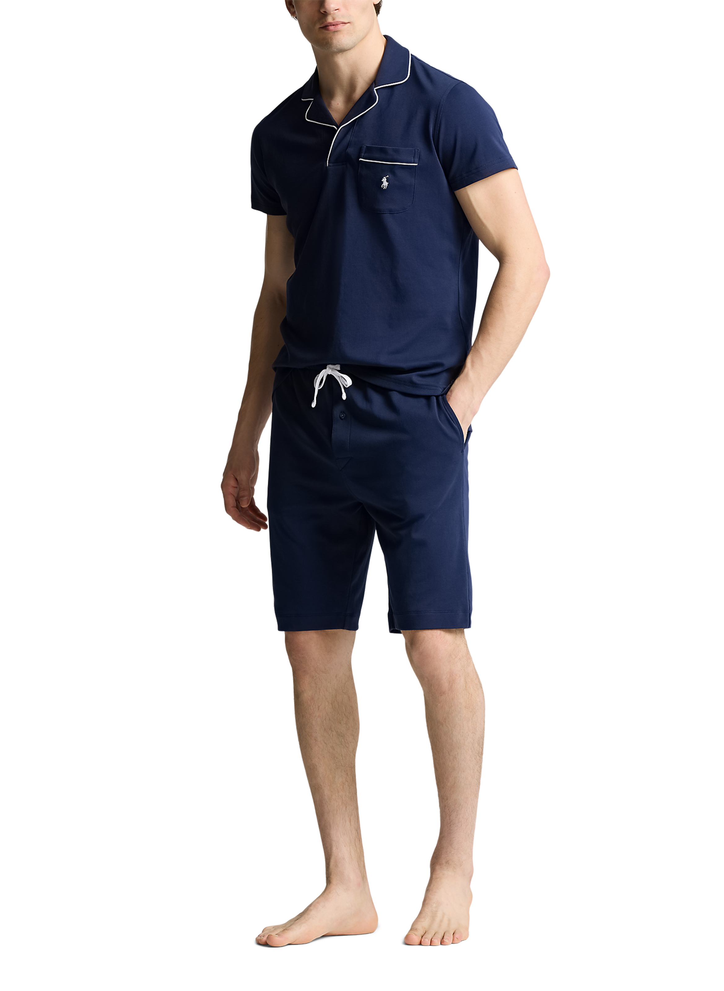 Ensemble pyjama en coton POLO RALPH LAUREN Bleu