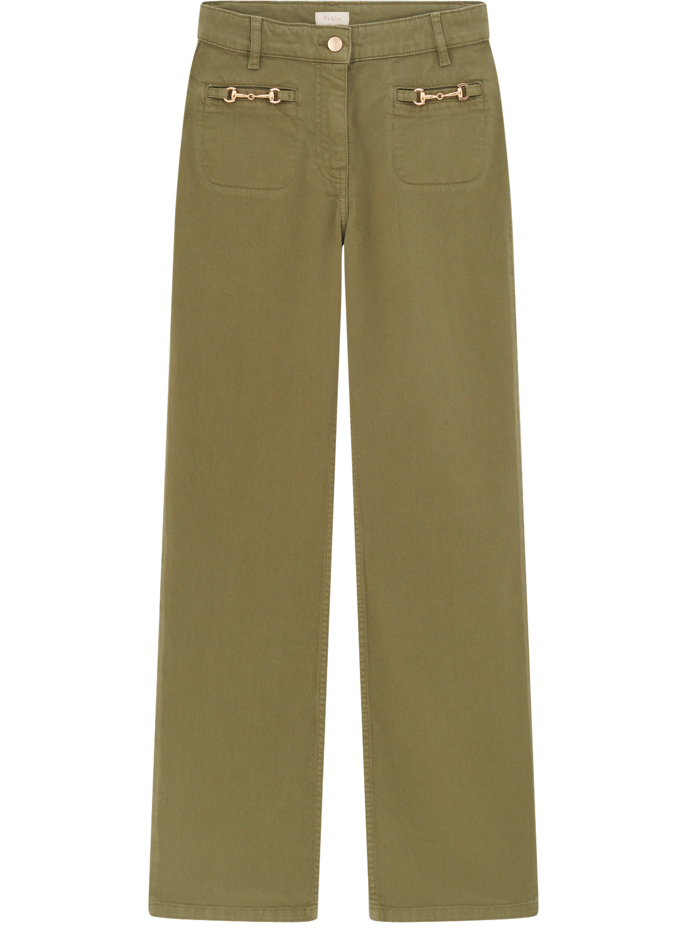 Jean bootcut à mors - laya PABLO Vert