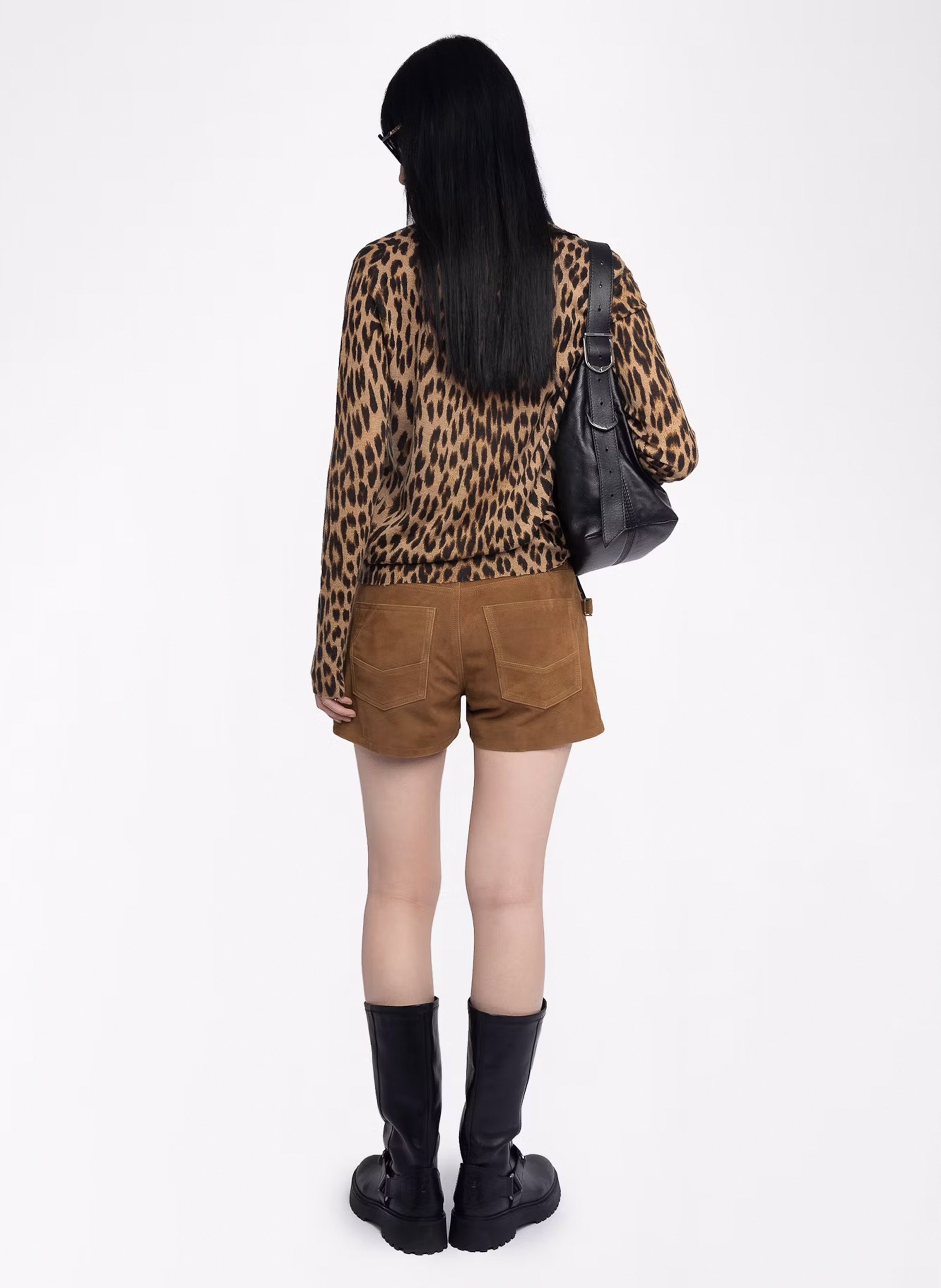 Pull col v en cachemire en cachemire rivy ZADIG&VOLTAIRE Marron